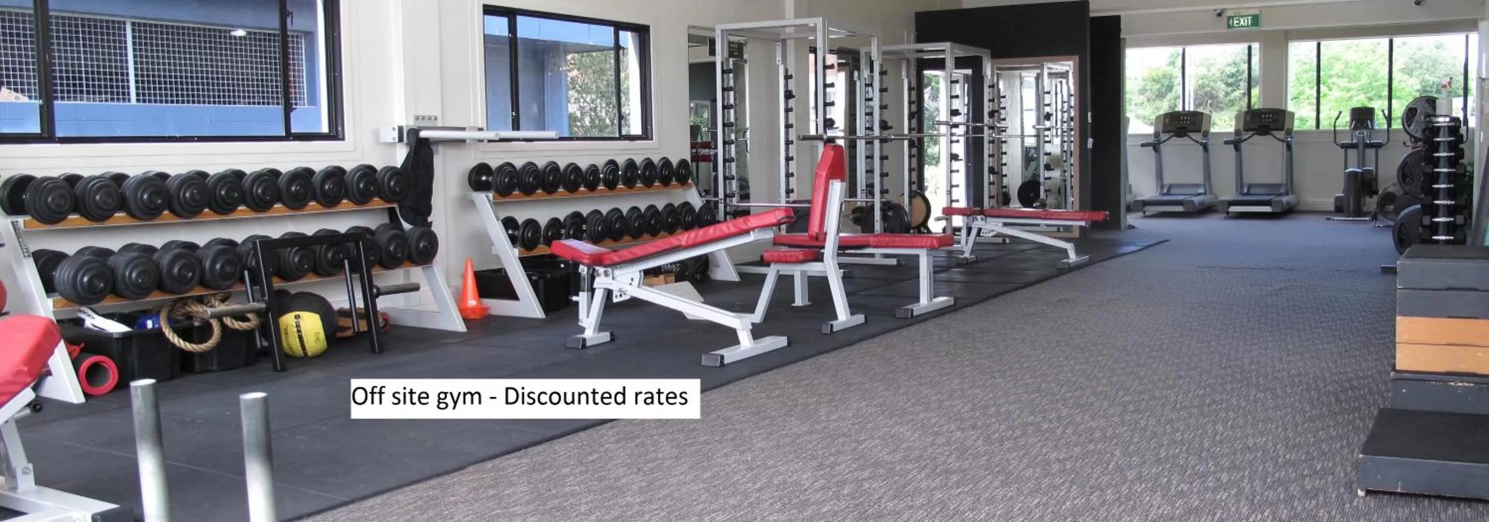 Fitness centre/facilities in Swiss-Belsuites Victoria Park Auckland