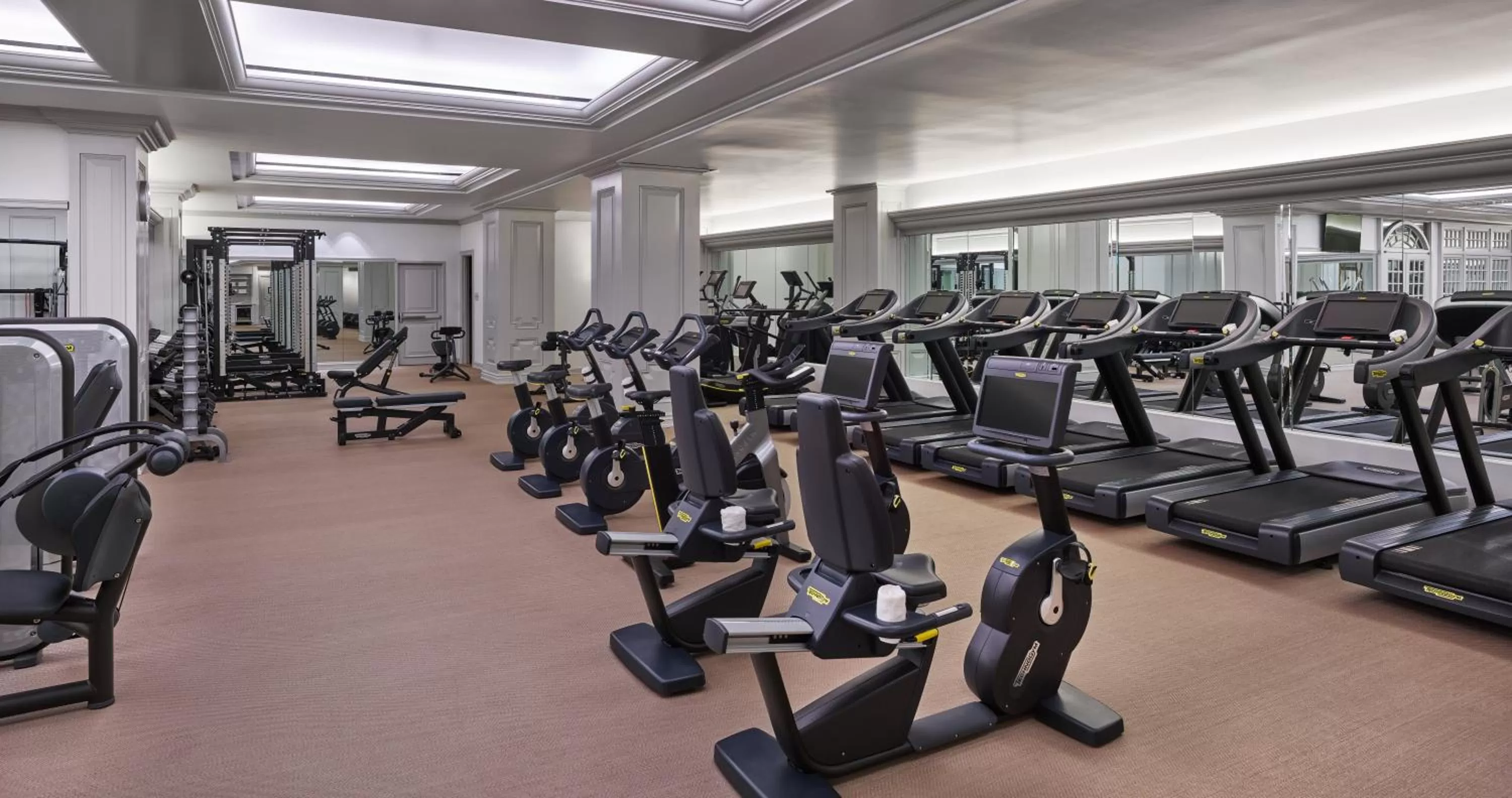 Fitness centre/facilities in Hotel Crescent Court