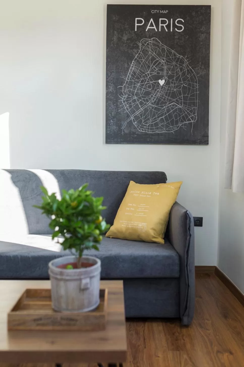 Living room in The Athens Version Luxury Suites