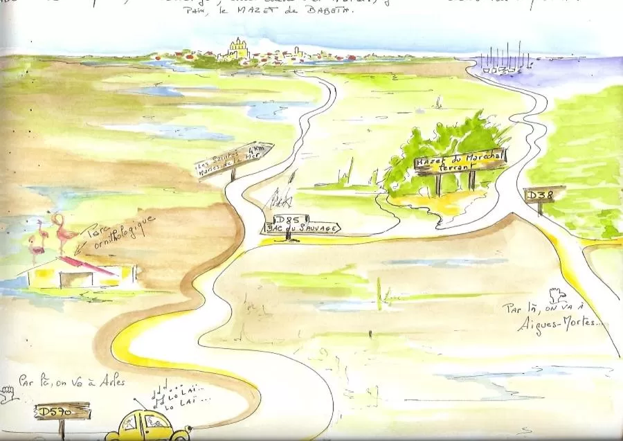 Natural landscape in Gites Chambres d'hotes Mazet du Maréchal Ferrant