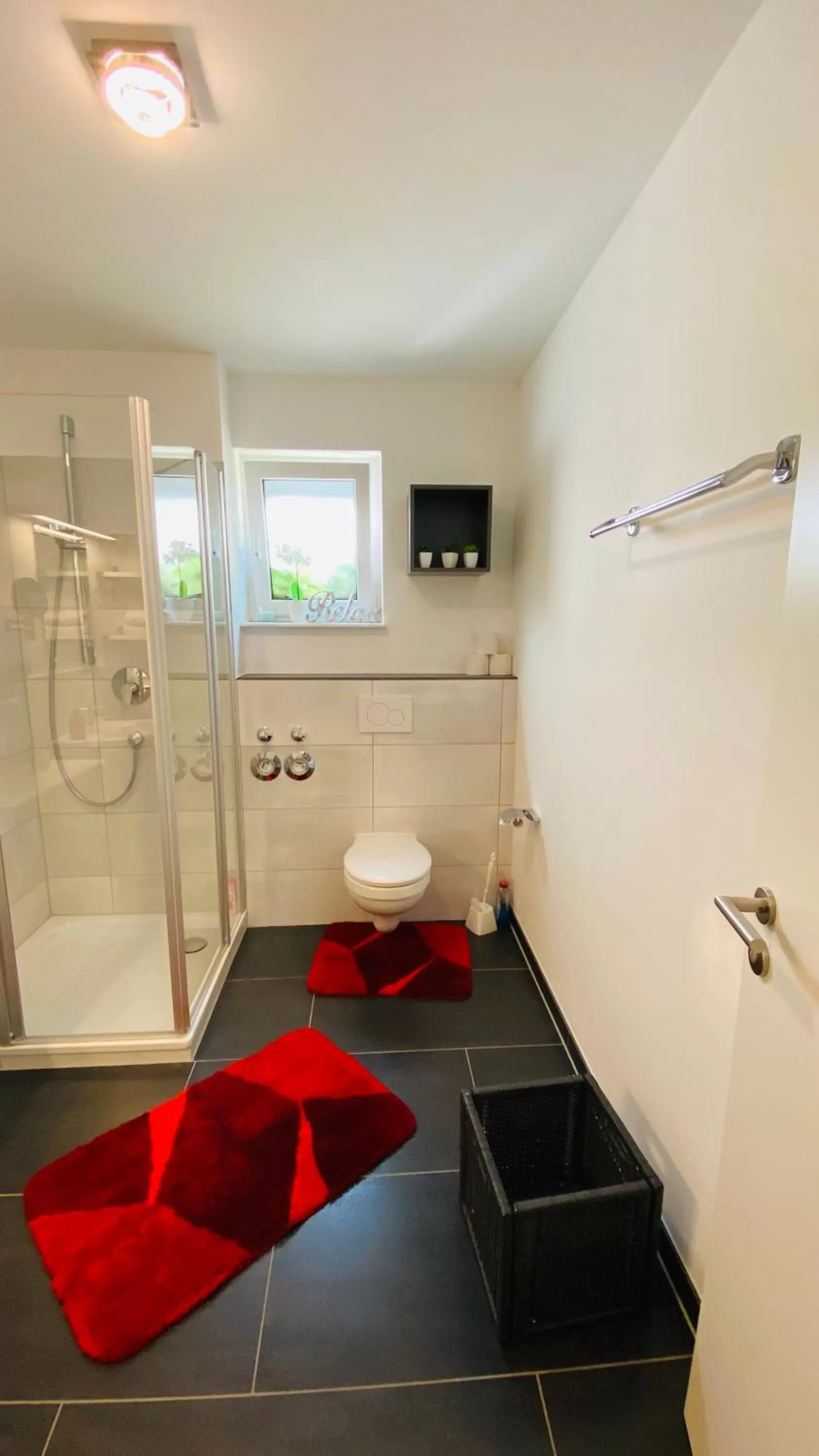 Shower, Bathroom in Moderne Wohnung im Rhein-Main-Gebiet
