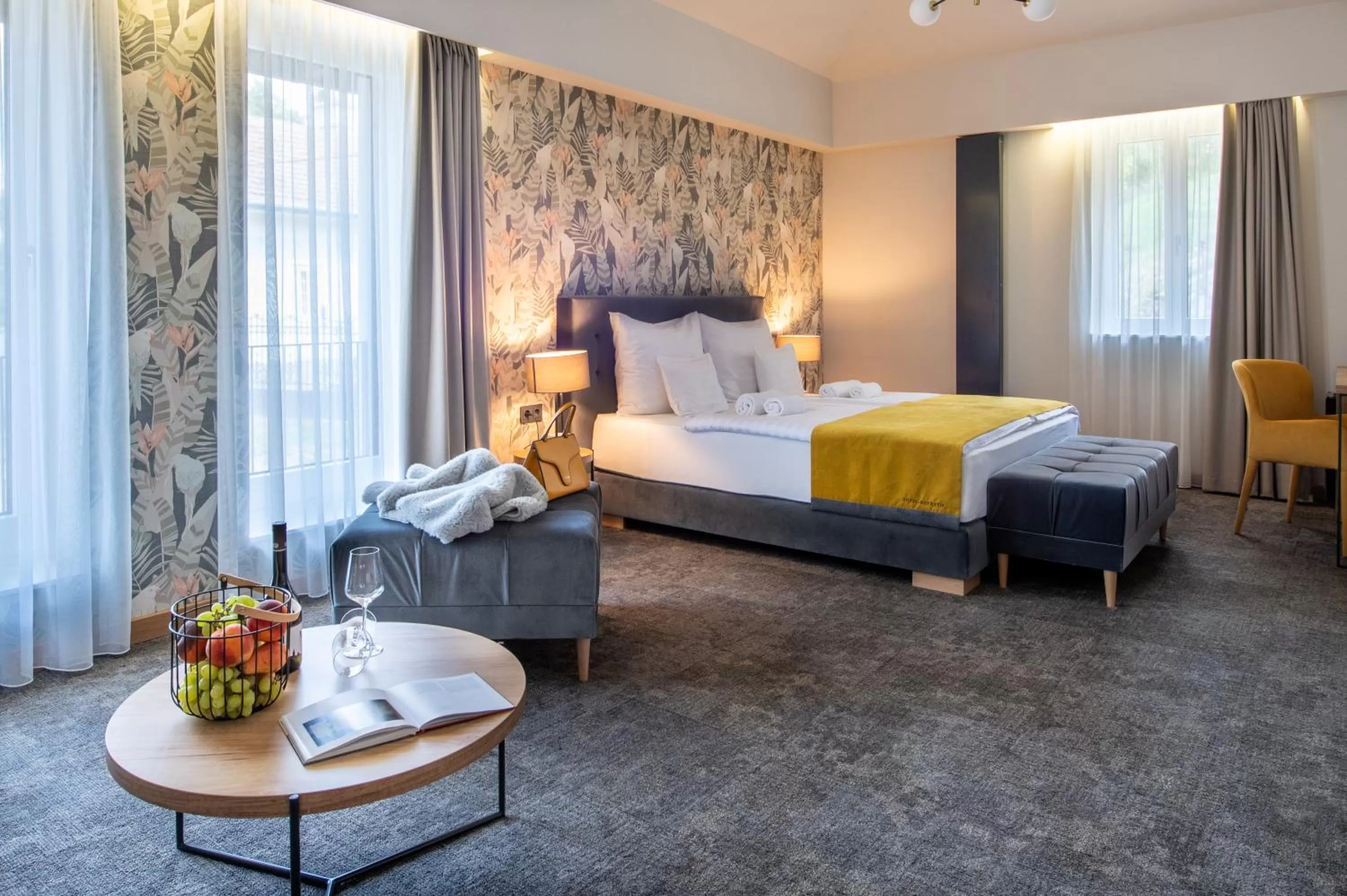 Bed in Botrytis Borhotel