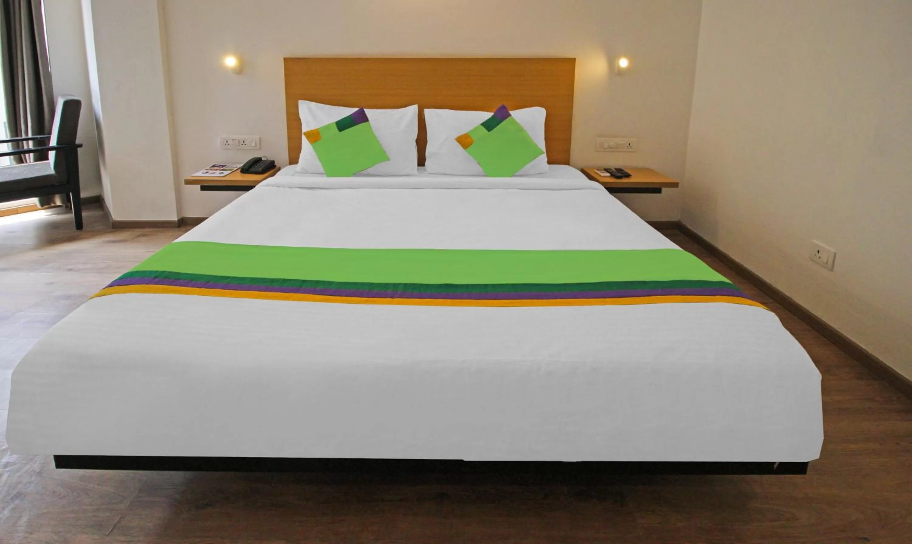 Bedroom, Bed in Treebo Grand Legacy Shahenshah