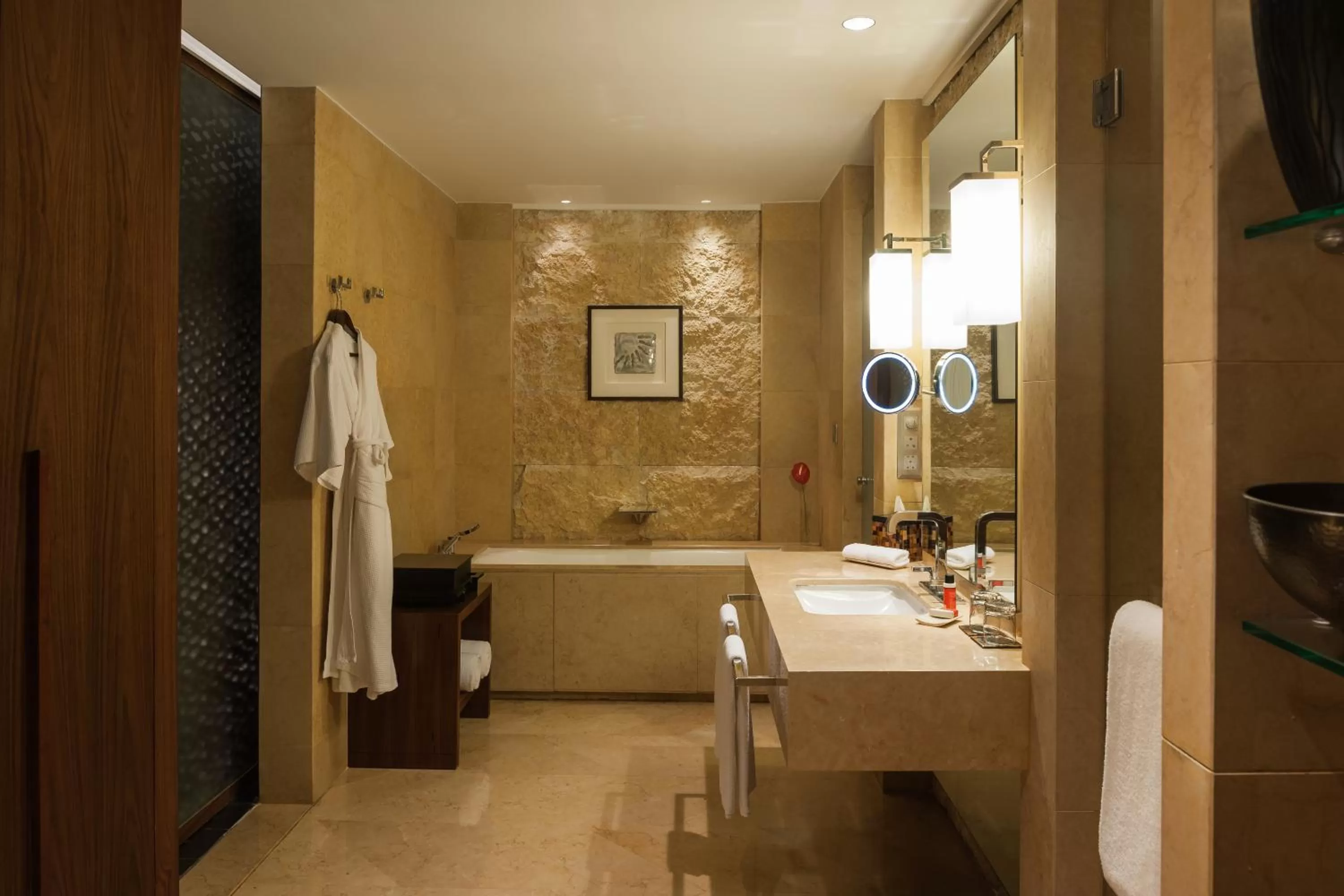 Twin Beds with Balcony Pool View Club Access - Complimentary Airport transfers from Dabolim and Mopa Airport in Grand Hyatt Goa