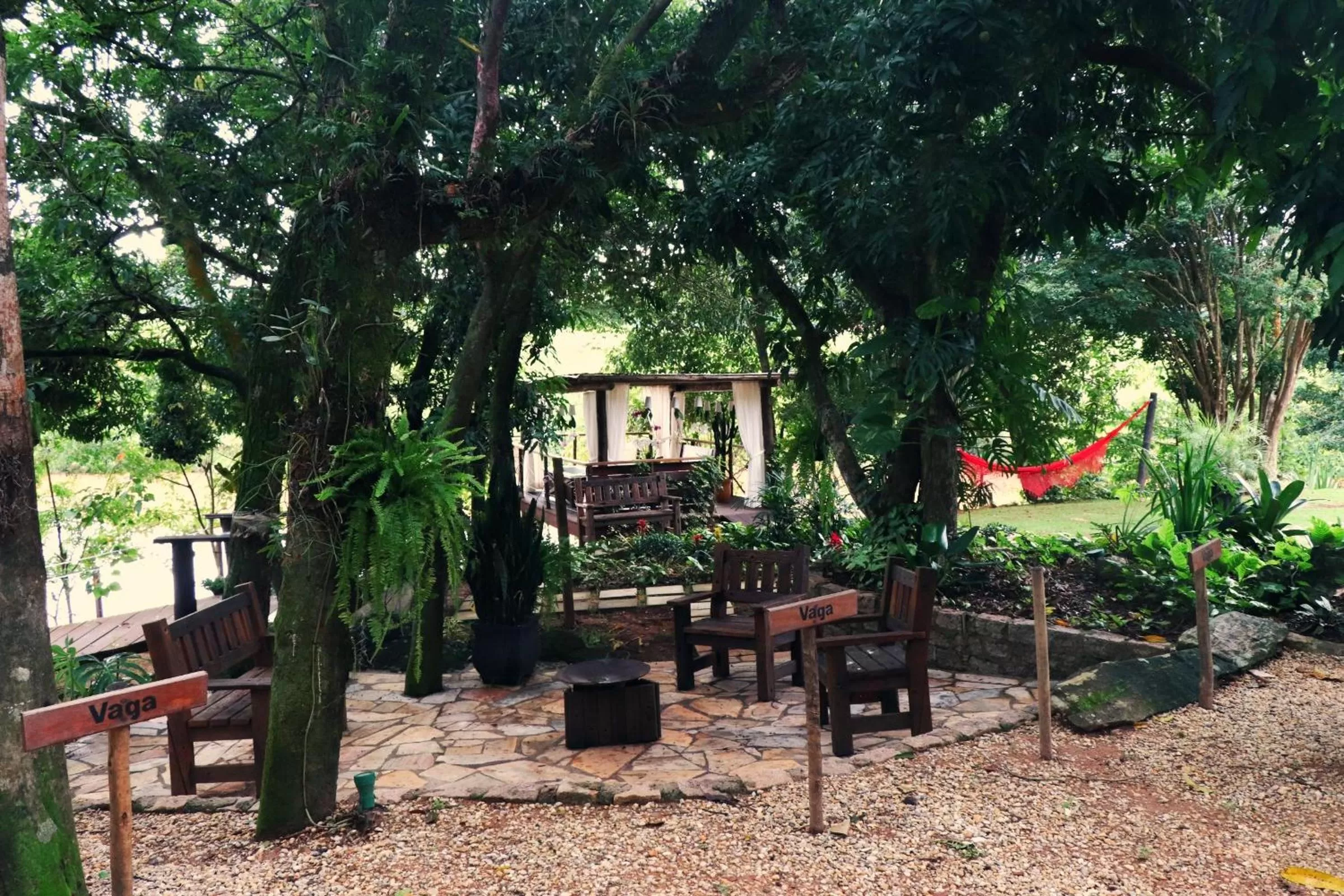 Seating area in Pousada Santa Thereza