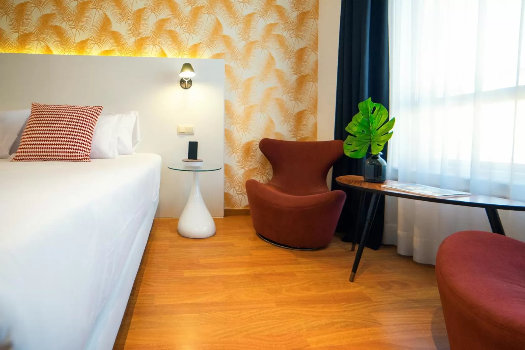 Seating area, Bed in Hotel Cetina Murcia