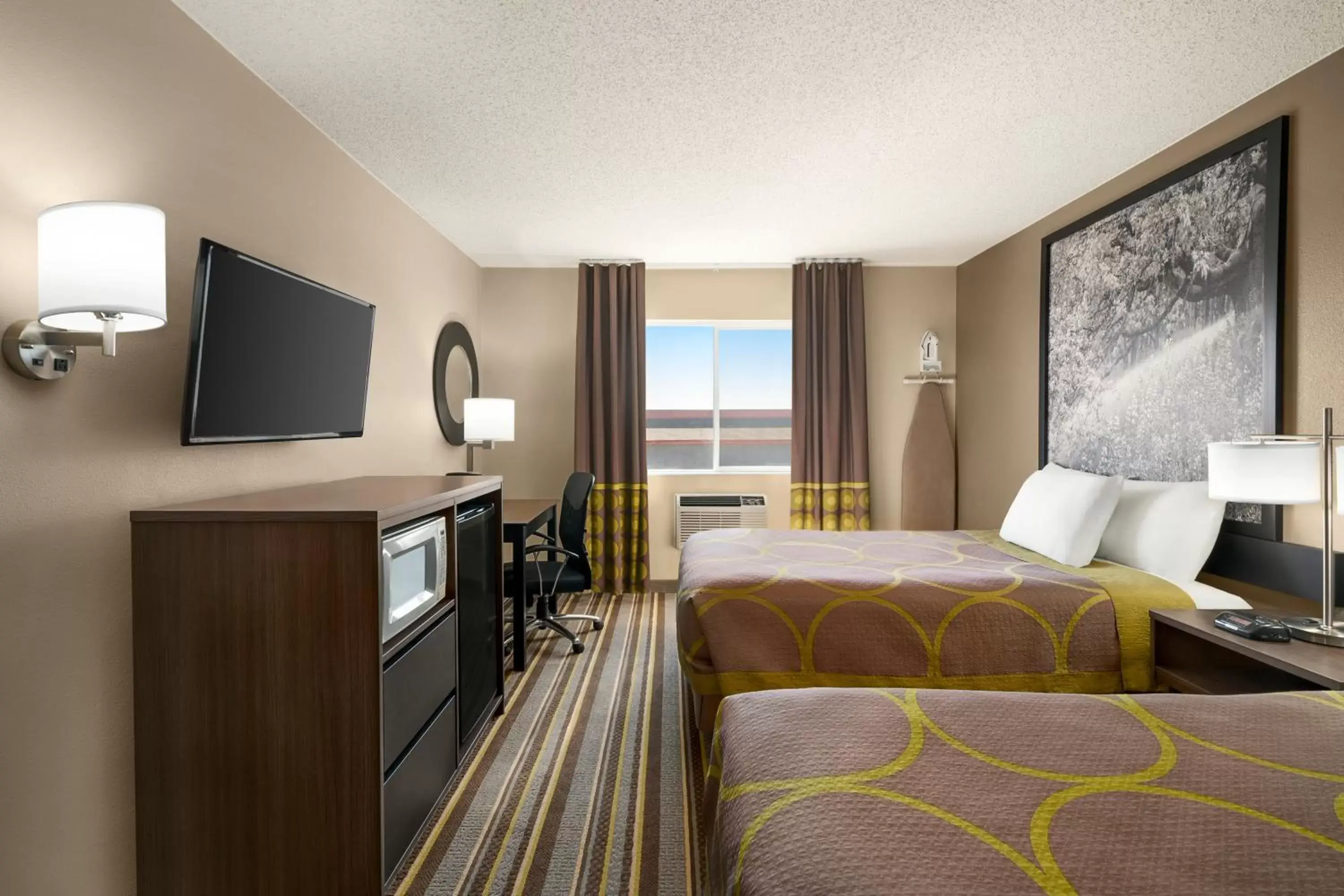 Double Room with Two Double Beds - Non-Smoking in Super 8 by Wyndham Liberal KS Double Room with Two Double Beds - Non-Smoking in Super 8 by Wyndham Liberal KS