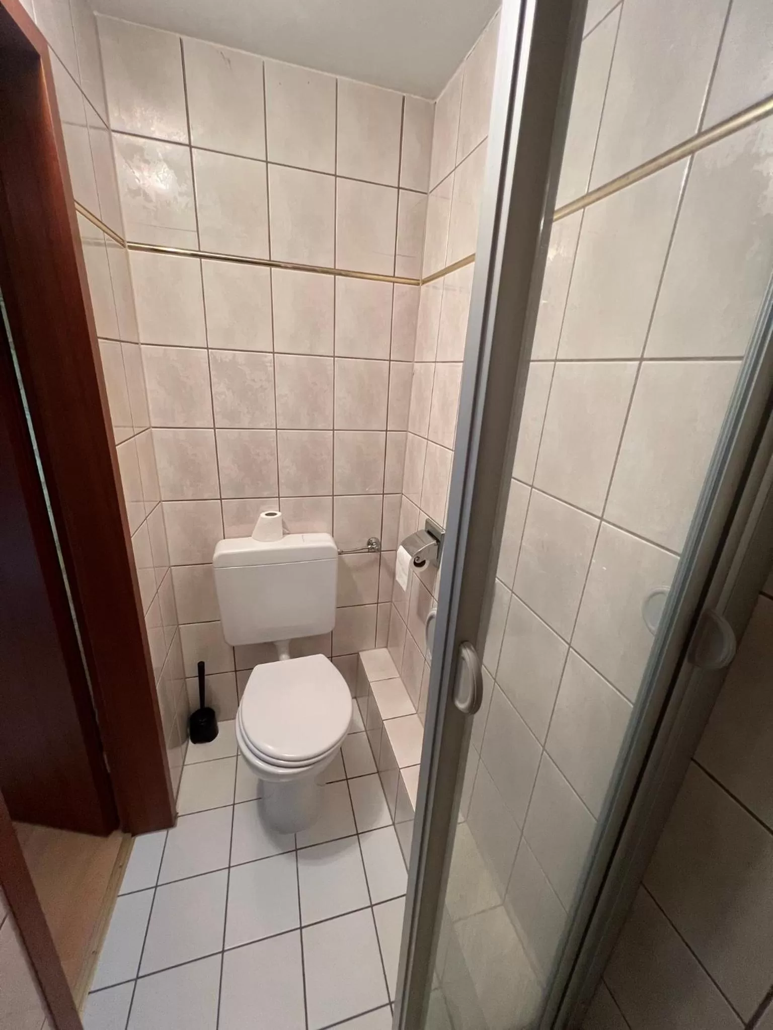 Bathroom in Hotel Restaurant El Greco bei der Taffingsmühle