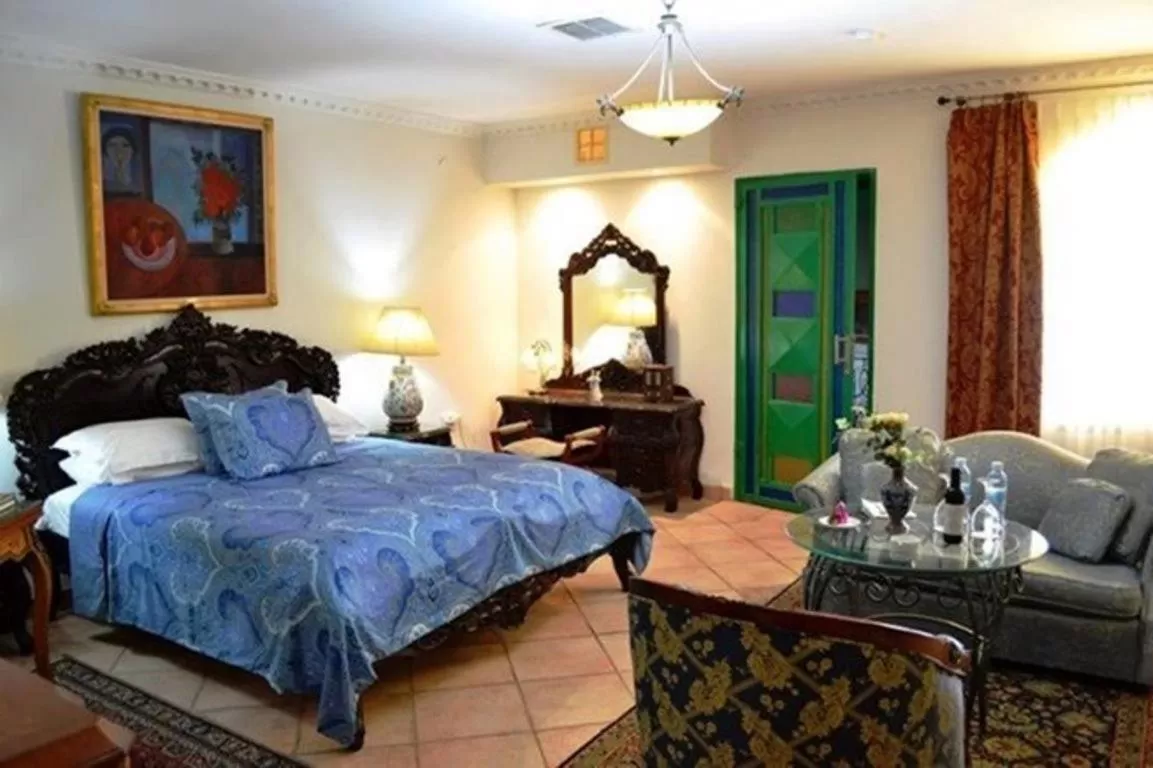 Seating area, Bed in Palacio Domain - Stylish European Luxury Boutique Hotel