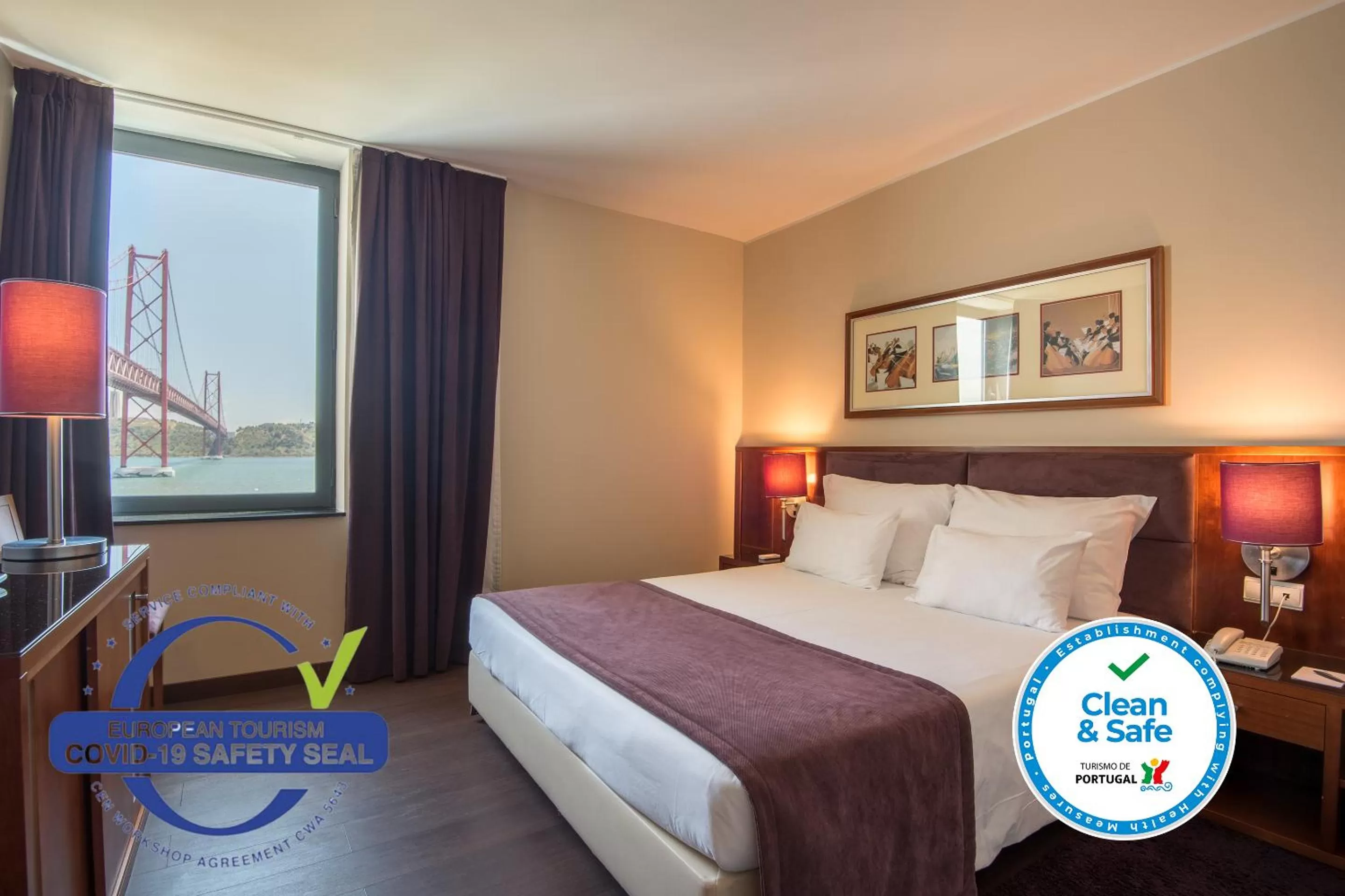 View (from property/room), Bed in Vila Gale Opera