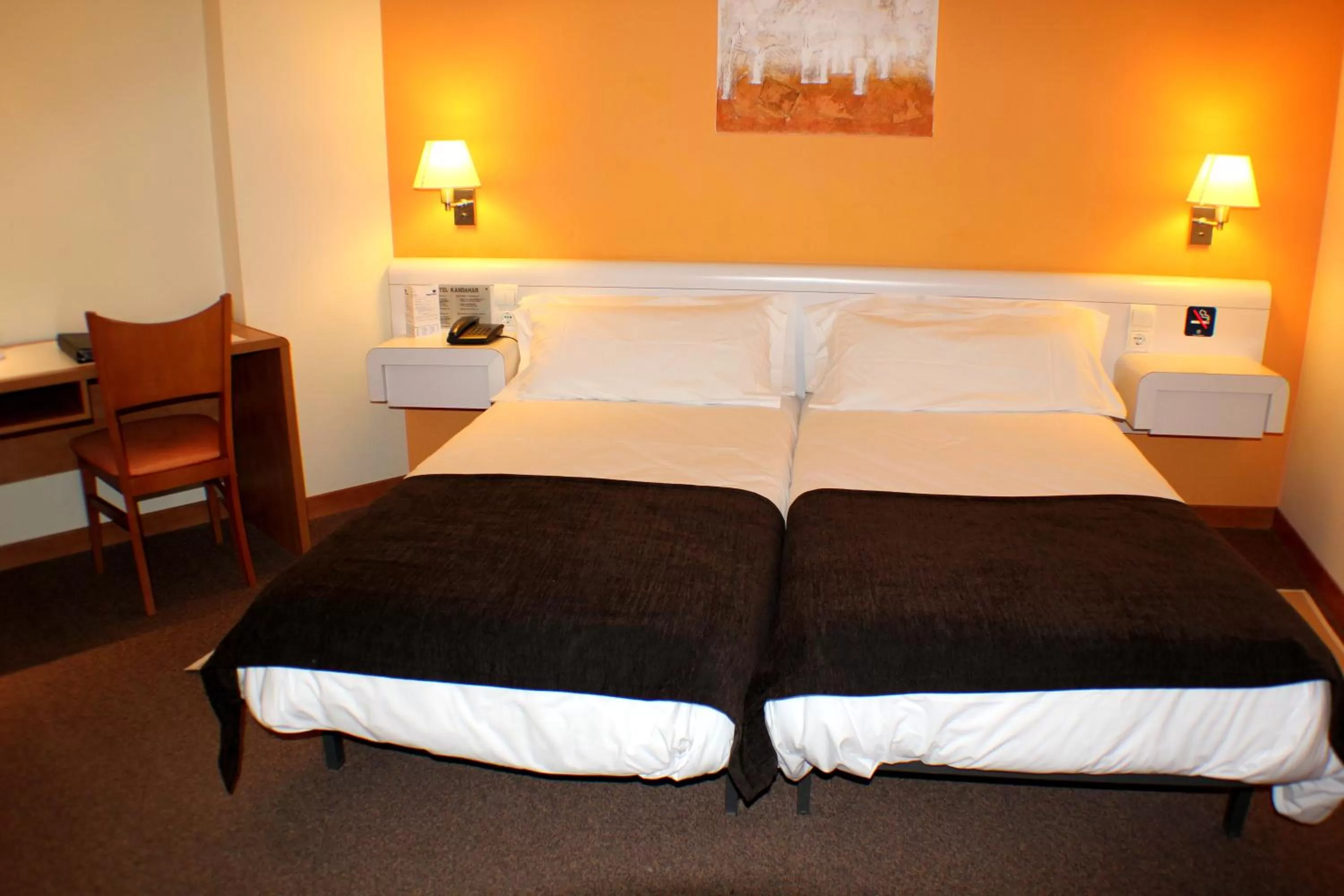 Bed in Hotel Kandahar