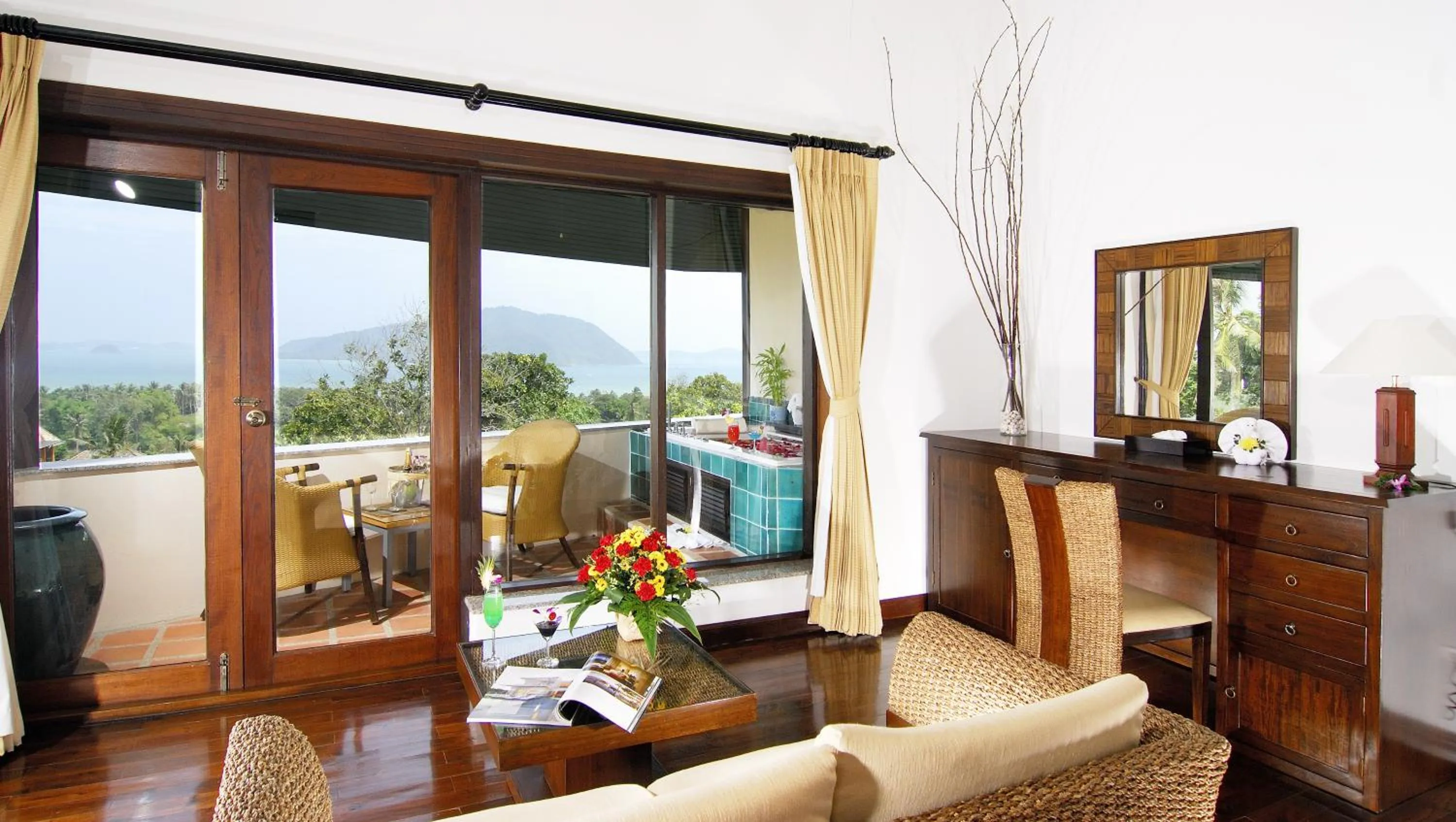 Living room in Mangosteen Ayurveda & Wellness Resort - SHA Plus