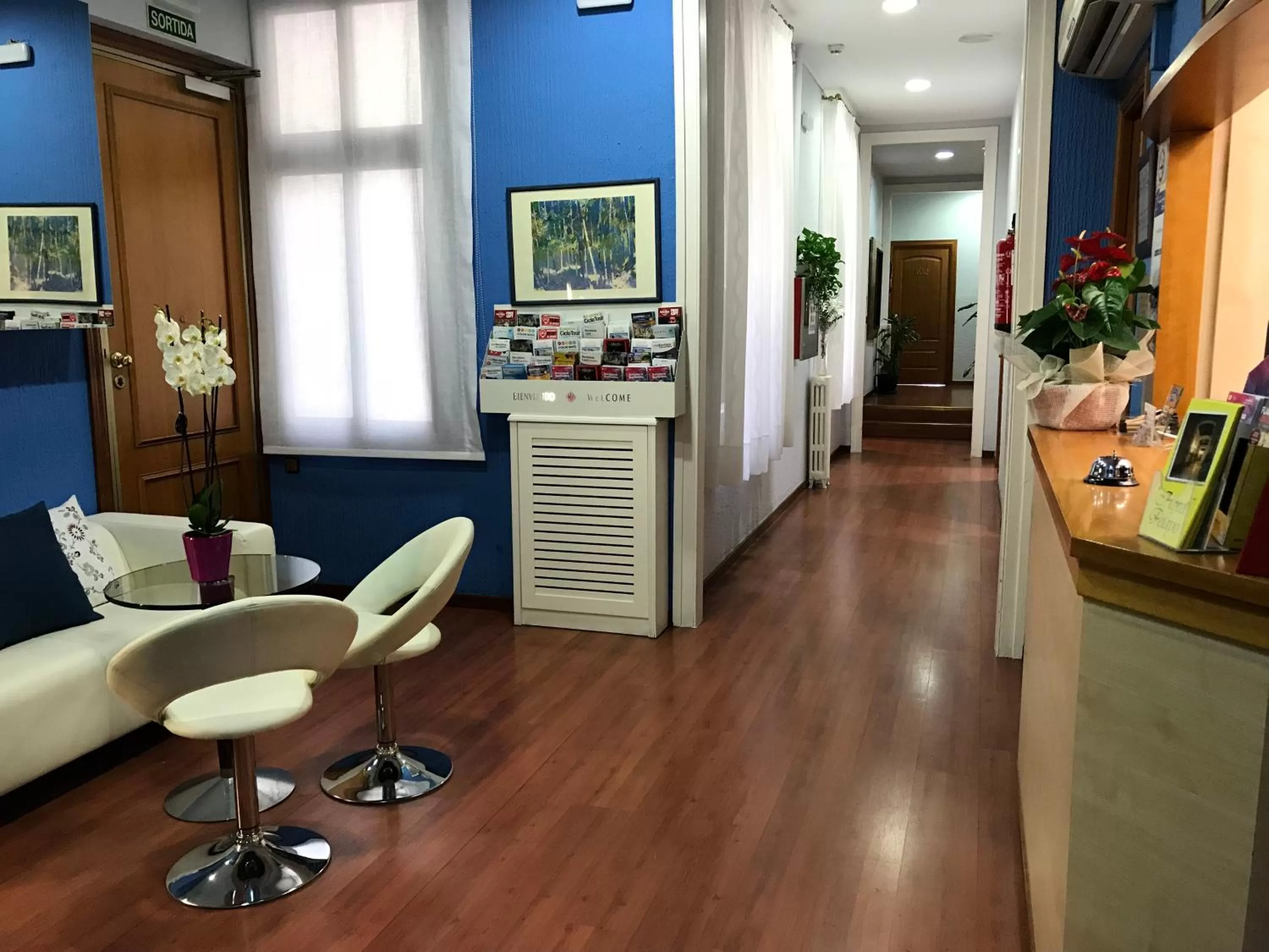 Lobby or reception in Hotel Pelayo