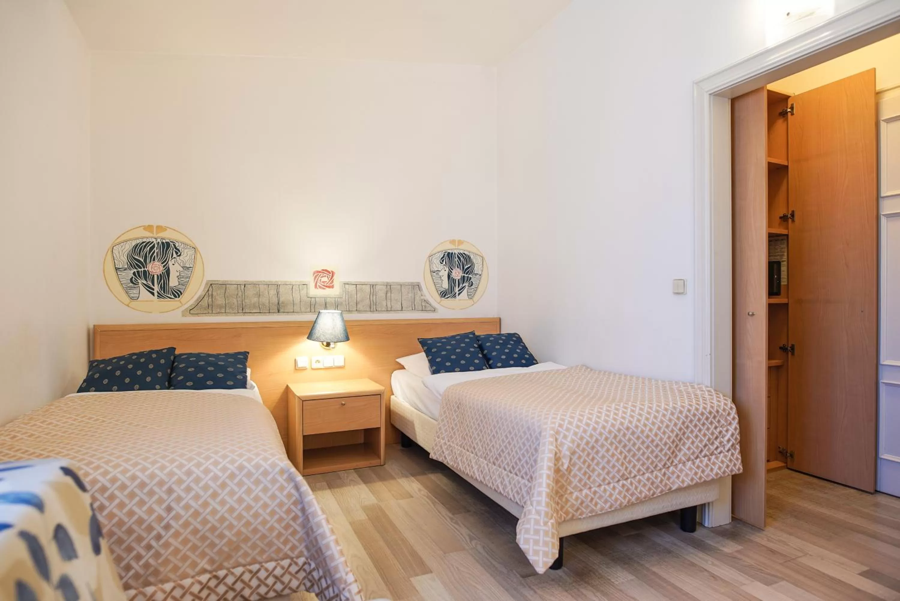 Bed in Hotel Tivoli Prague