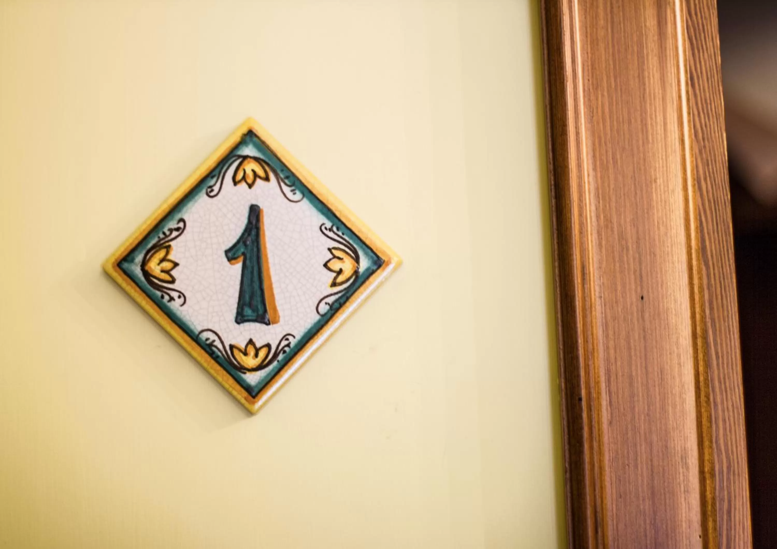 Decorative detail in B&B Porta Bagni