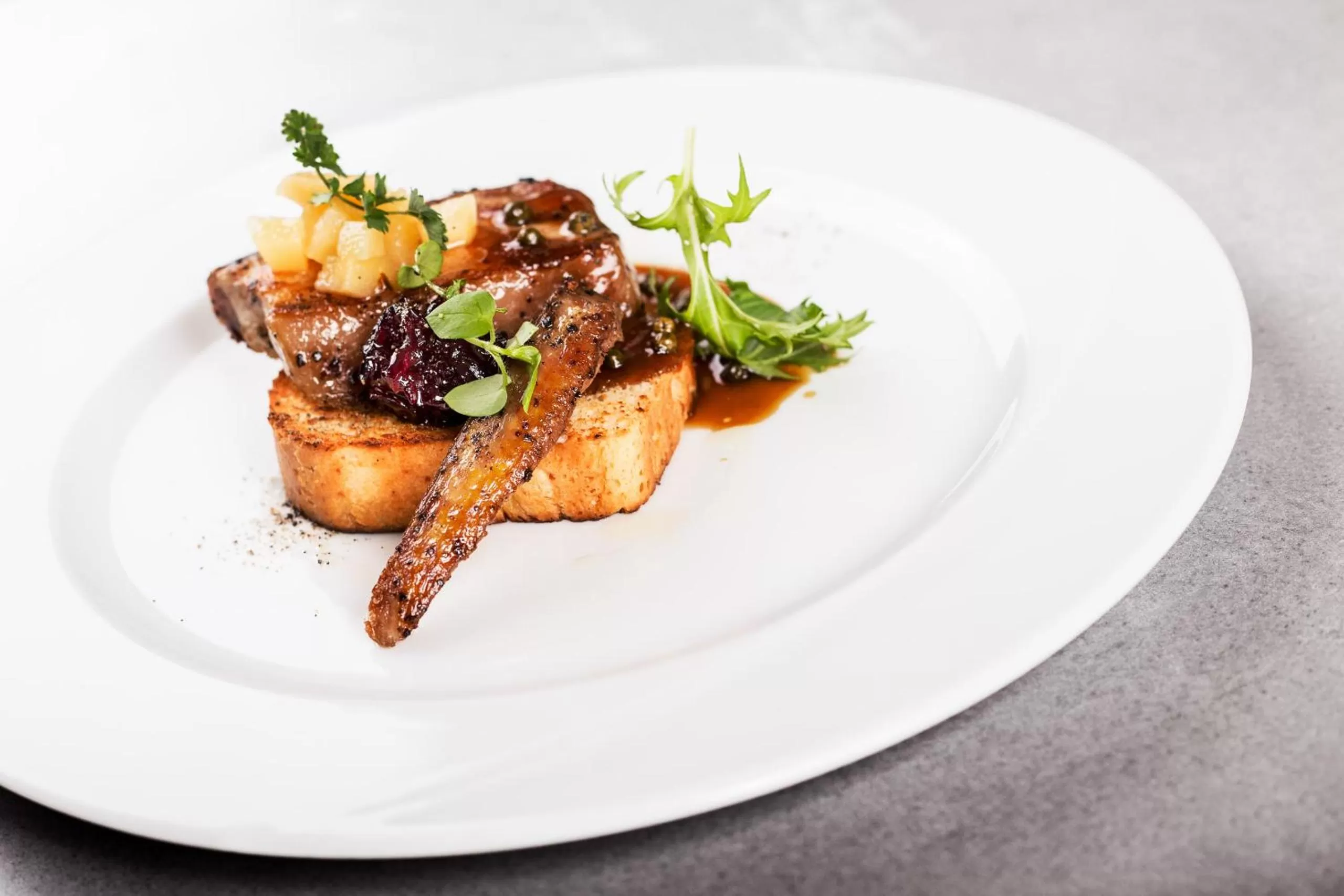 Food close-up in Retro Riverside Wellness Resort