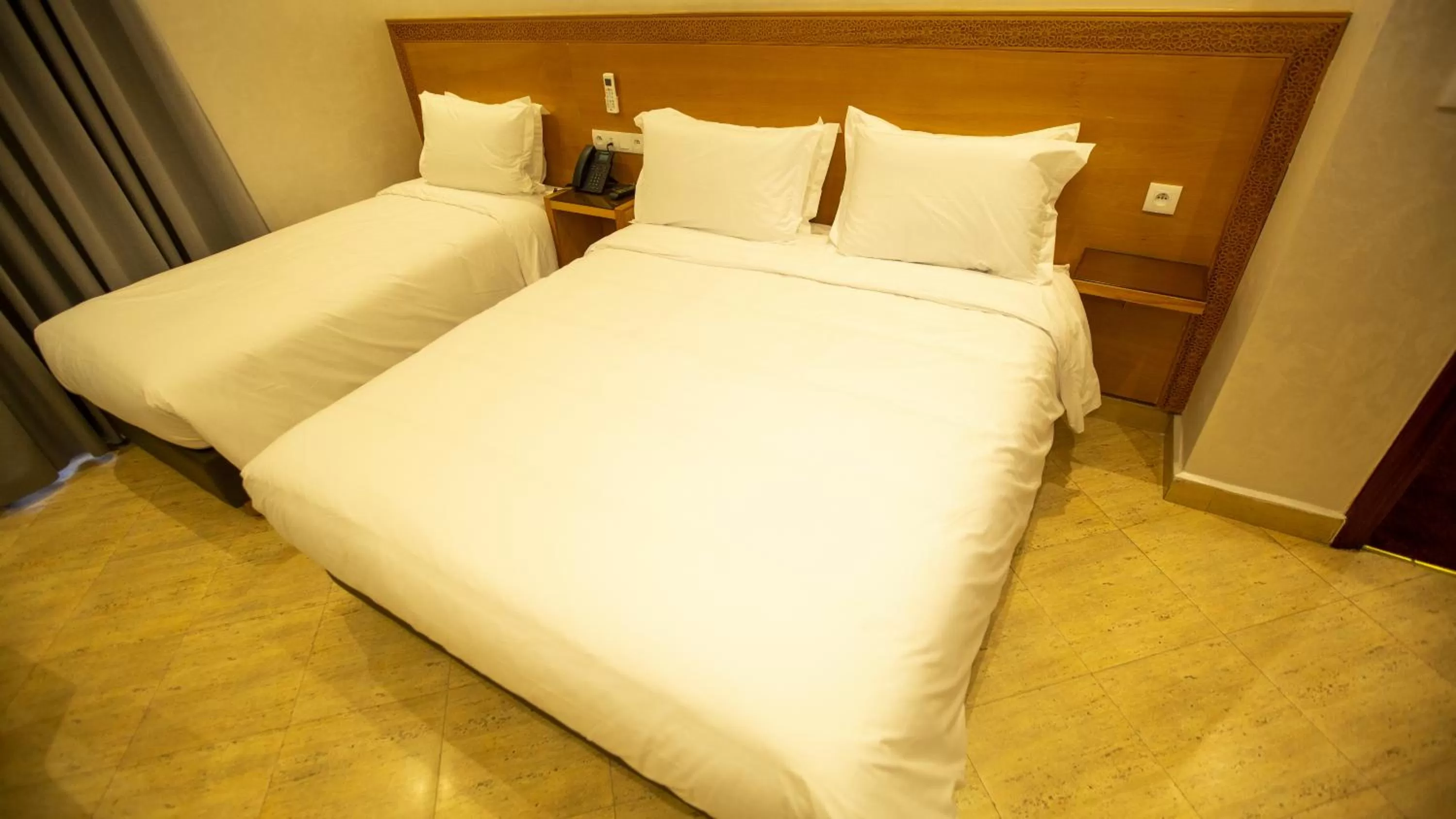 Bed in Hotel de paris