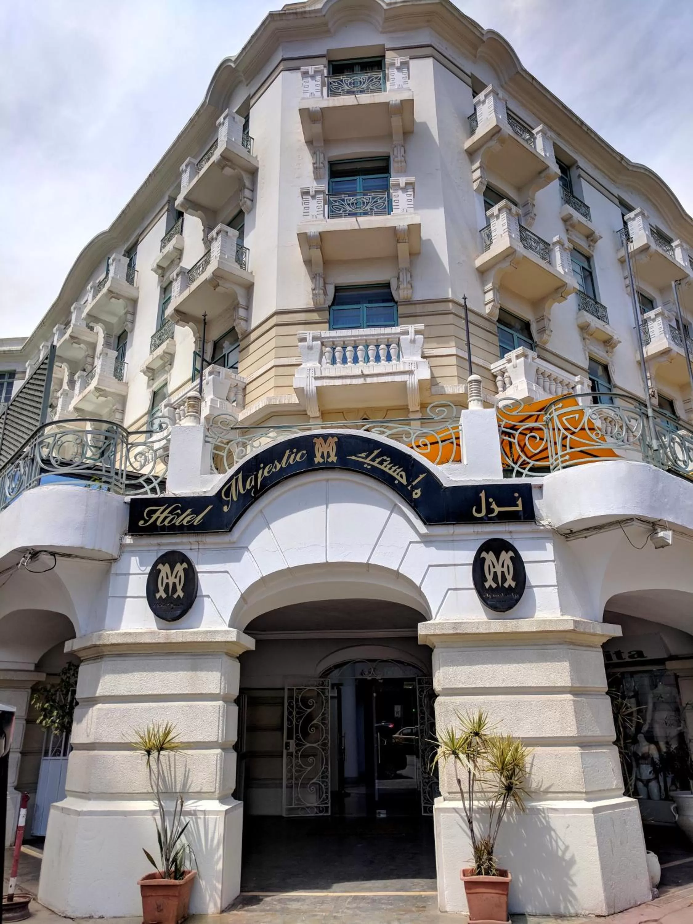 Facade/entrance in Majestic Hotel