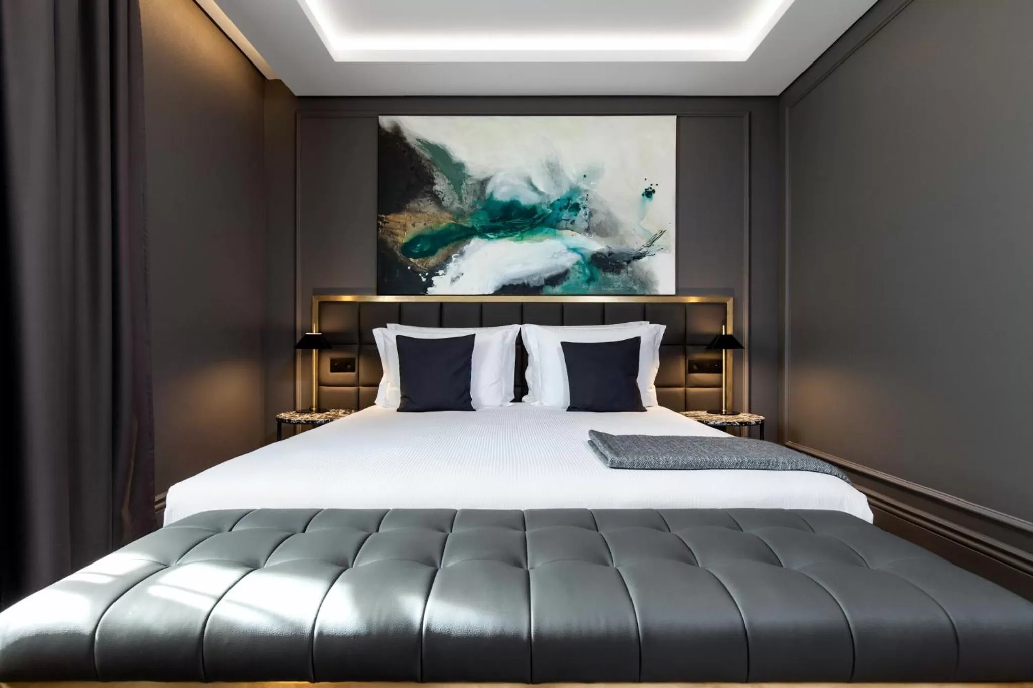 Bedroom, Bed in Hotel Pacai, Vilnius, a Member of Design Hotels