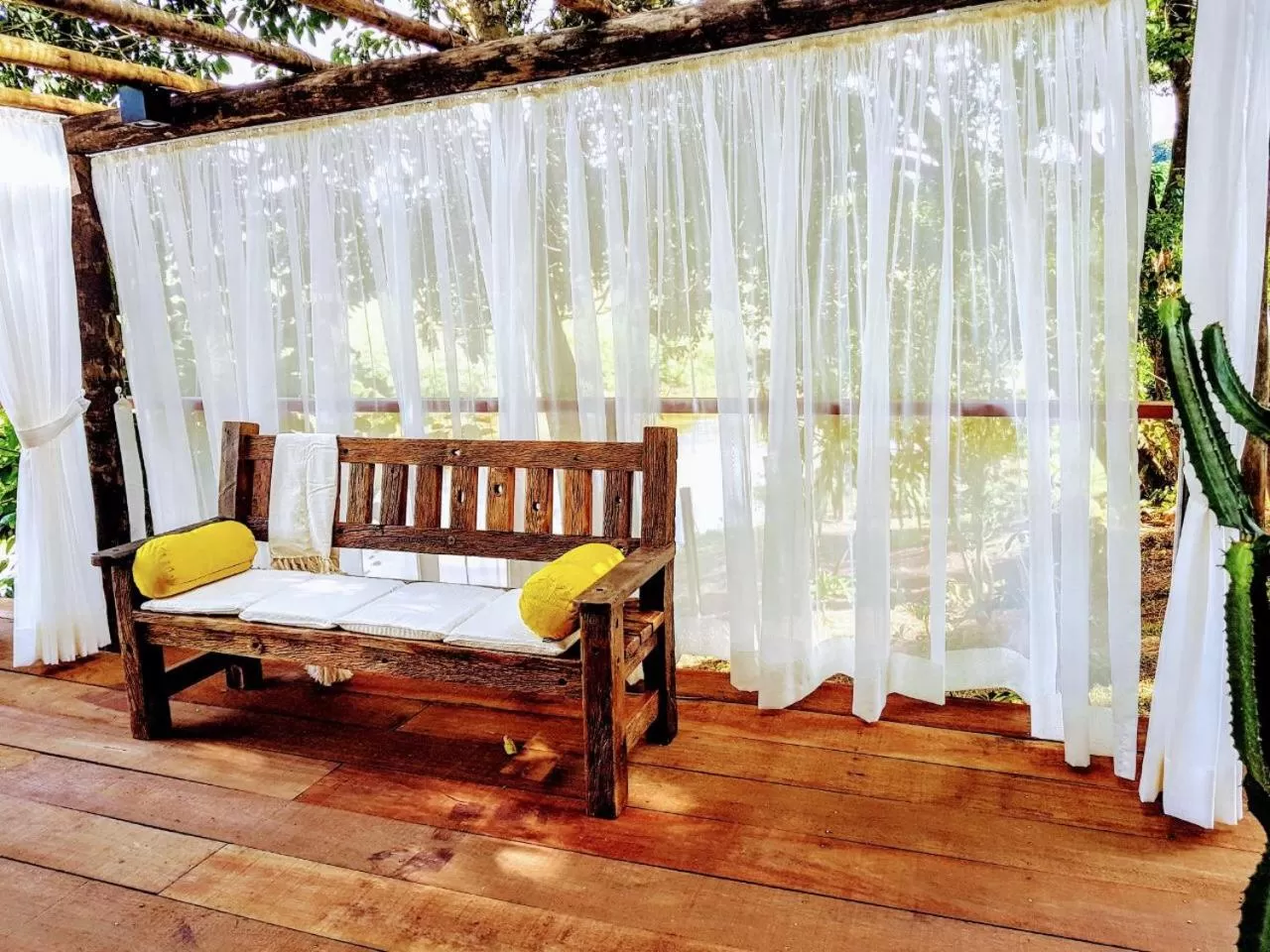 Seating area in Pousada Santa Thereza