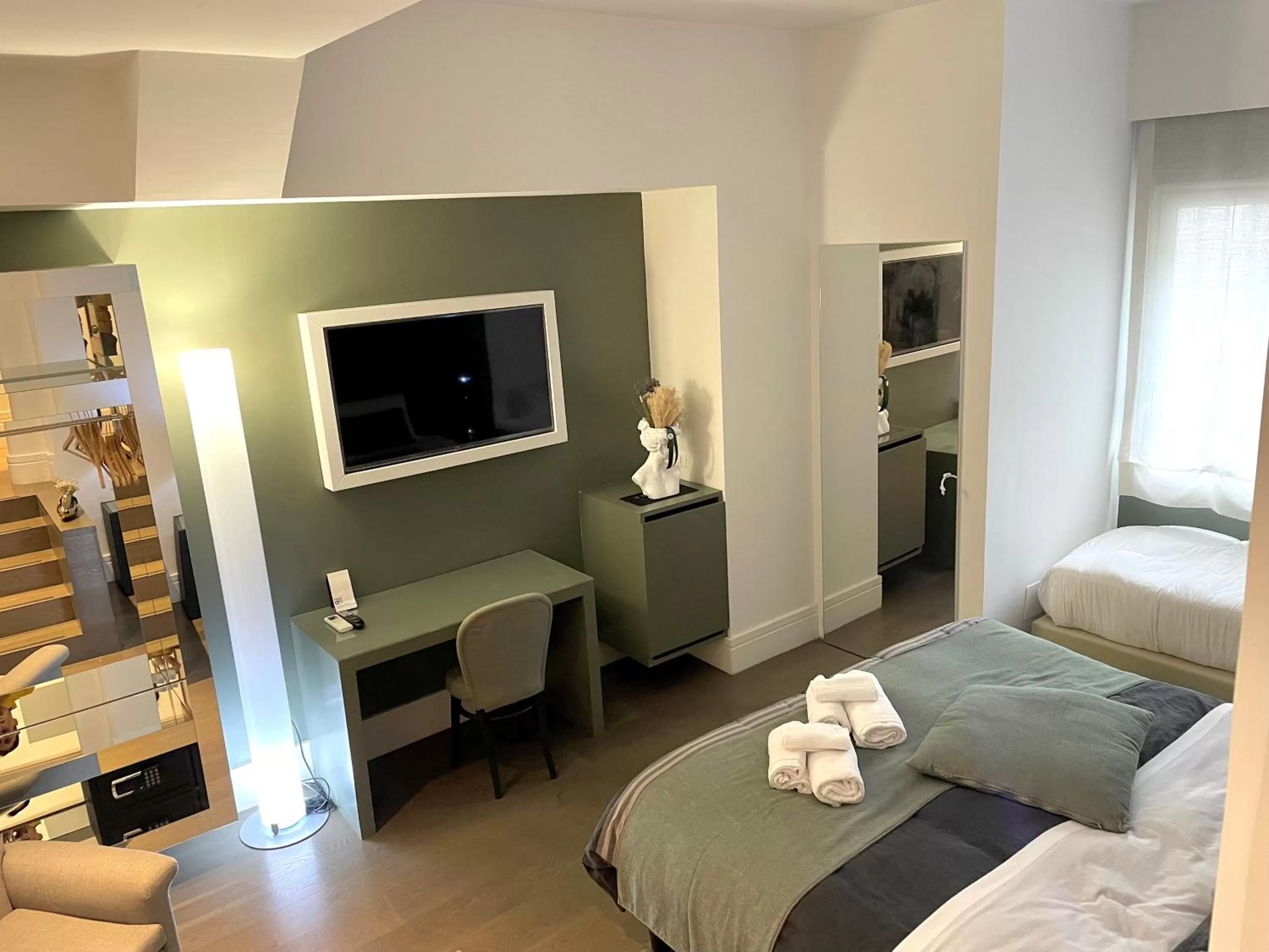 Bed in XENIA LUXURY ROOMS