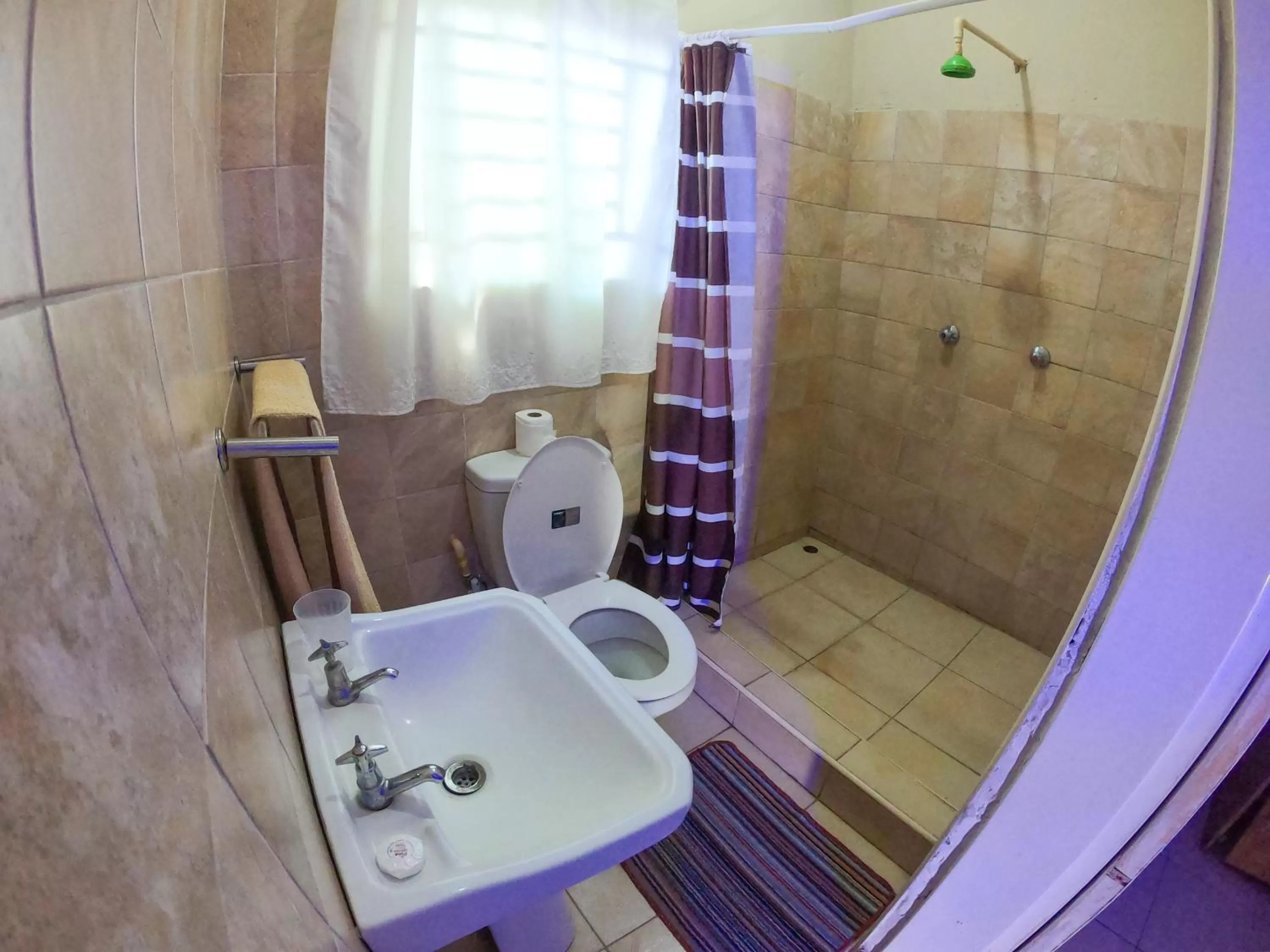 Shower in Golden Days Lodge