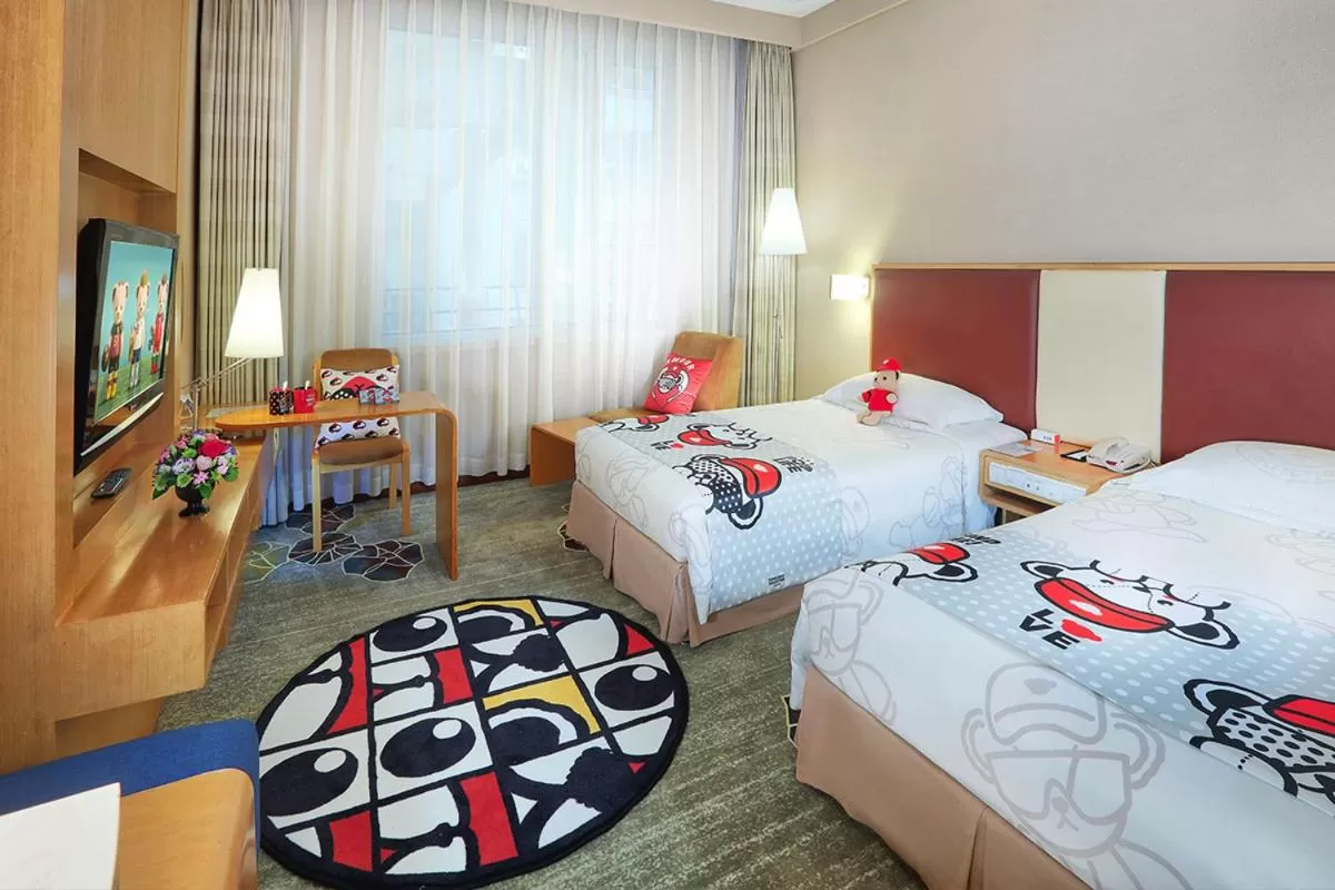 Bed in Beijing XinQiao Hotel