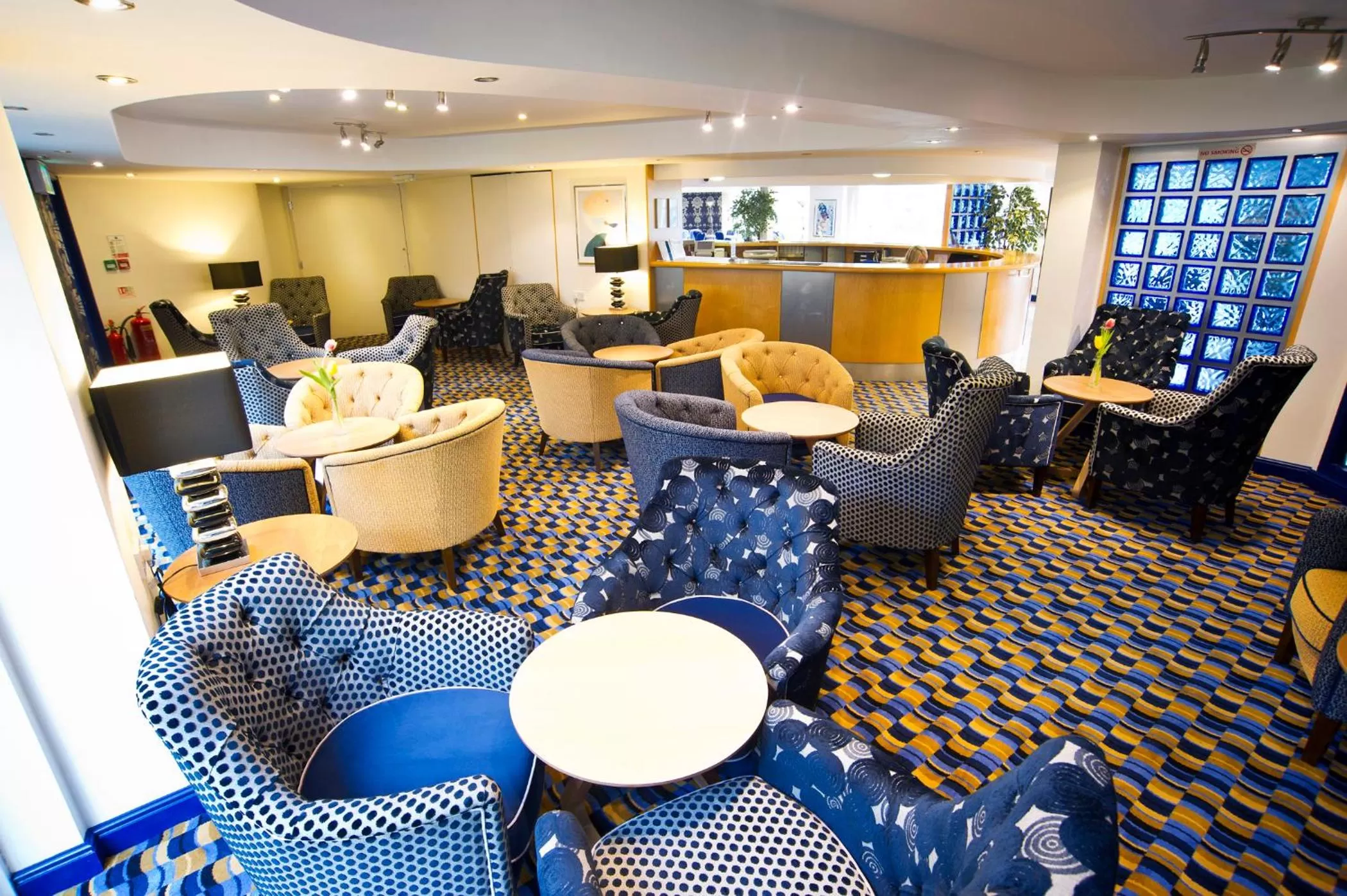 Seating area in Diamond Lodge