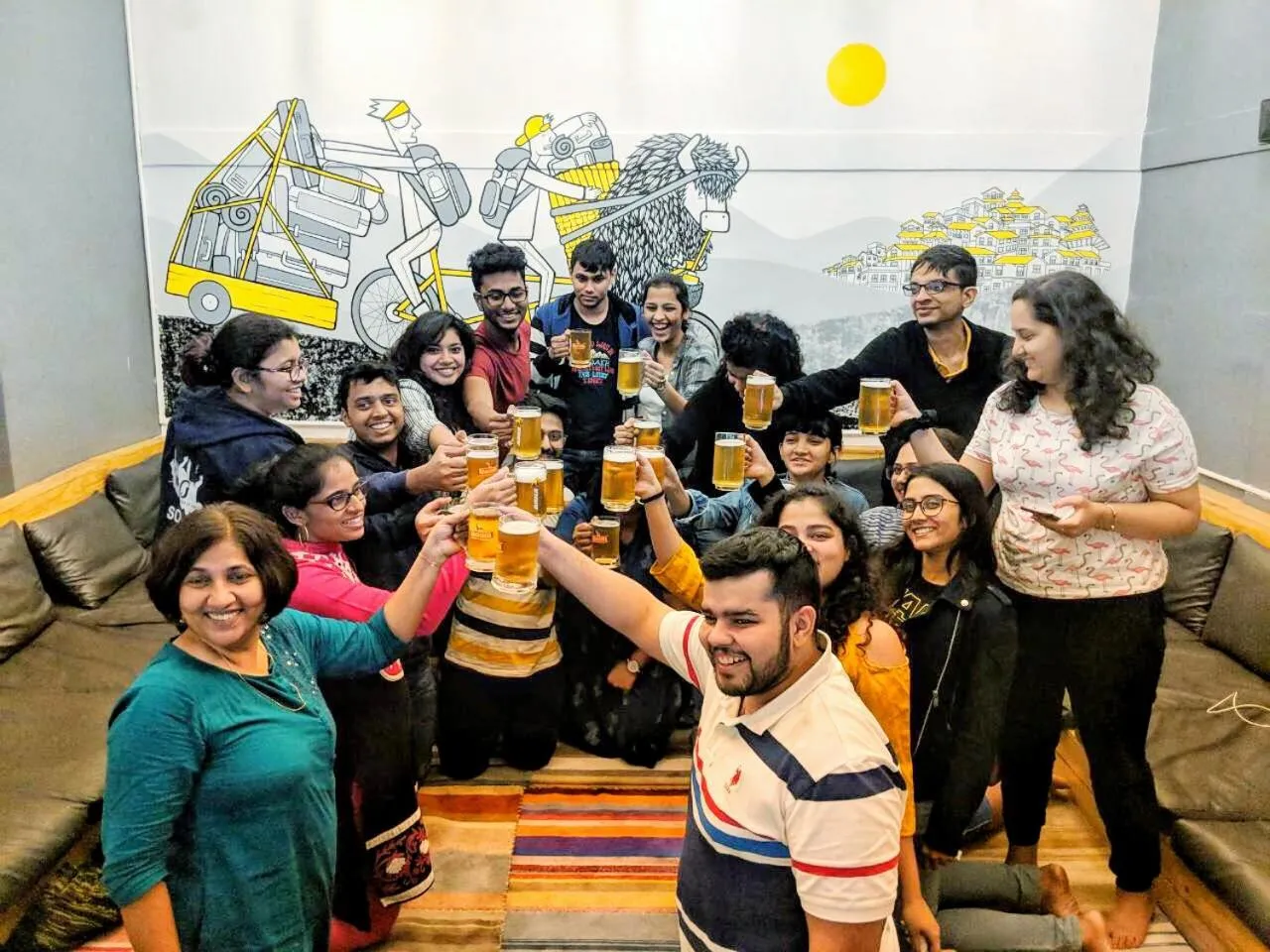 Lounge or bar in Yakety Yak Hostel