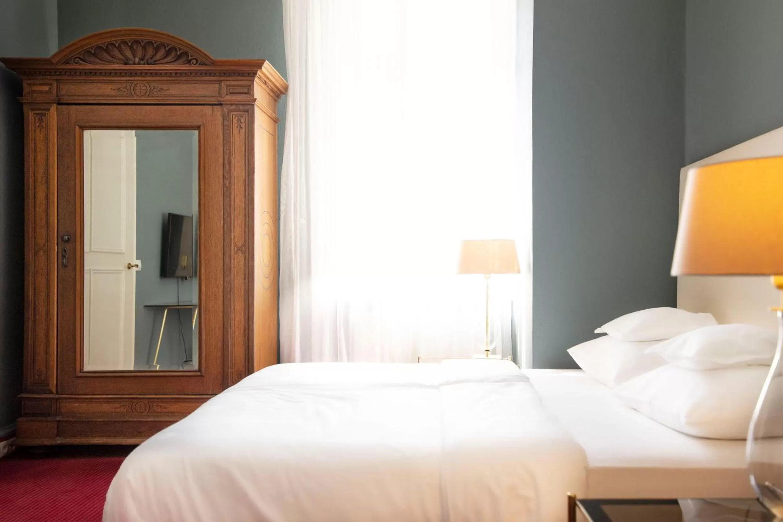 Bed in Hotel Bamberger Hof Bellevue