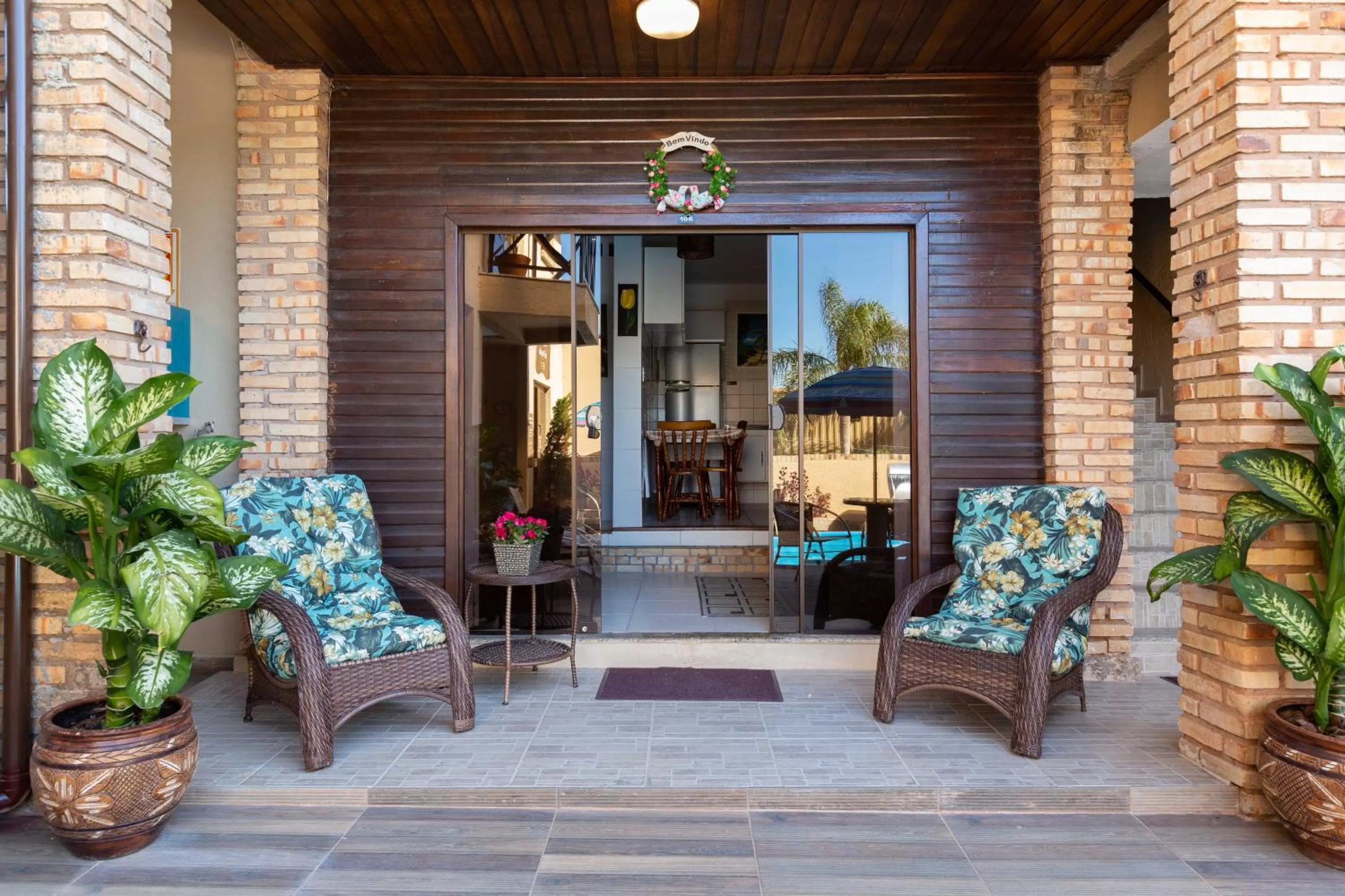 Patio in Pousada Recanto do Aconchego