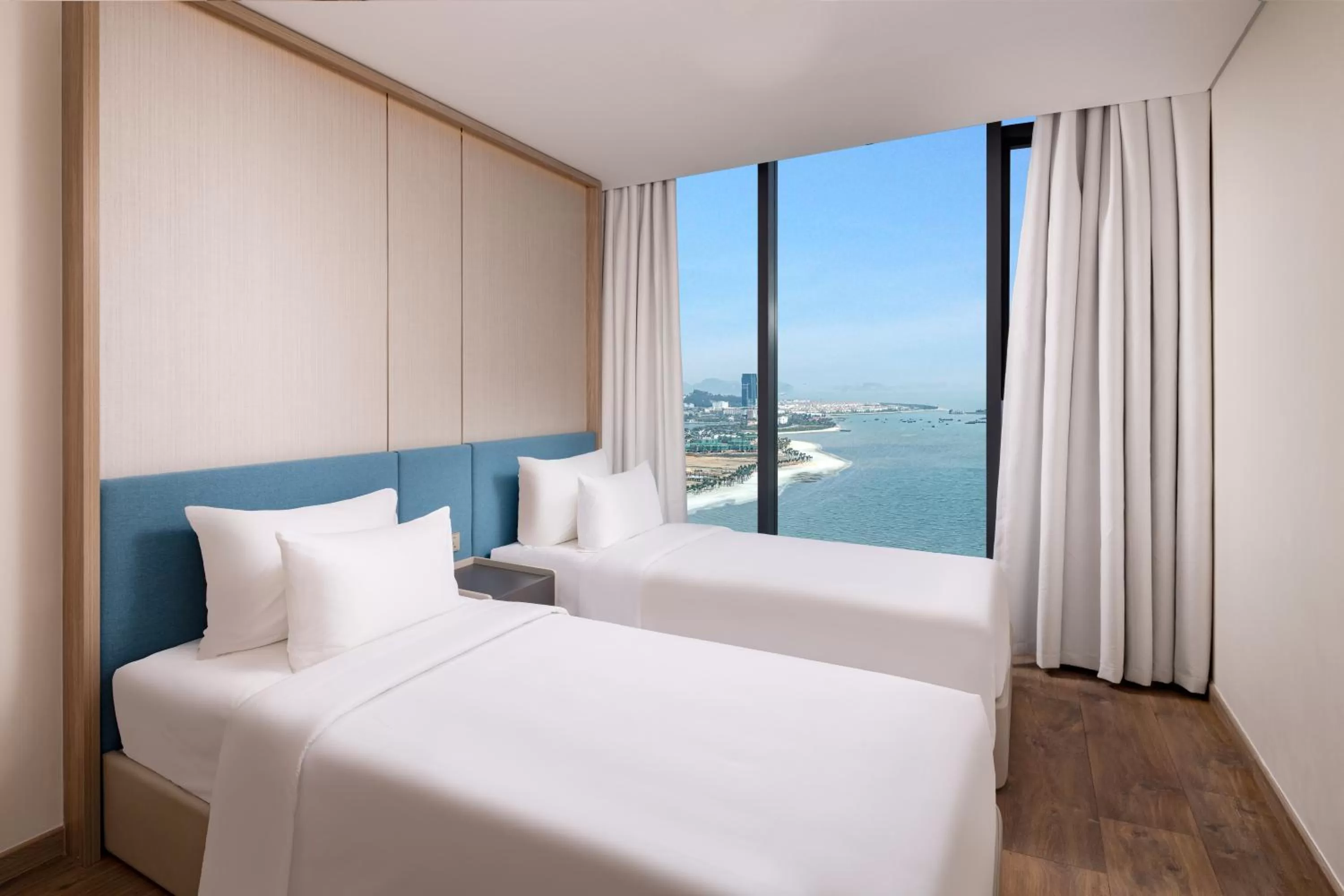 View (from property/room), Bed in A La Carte Ha Long Bay Residence