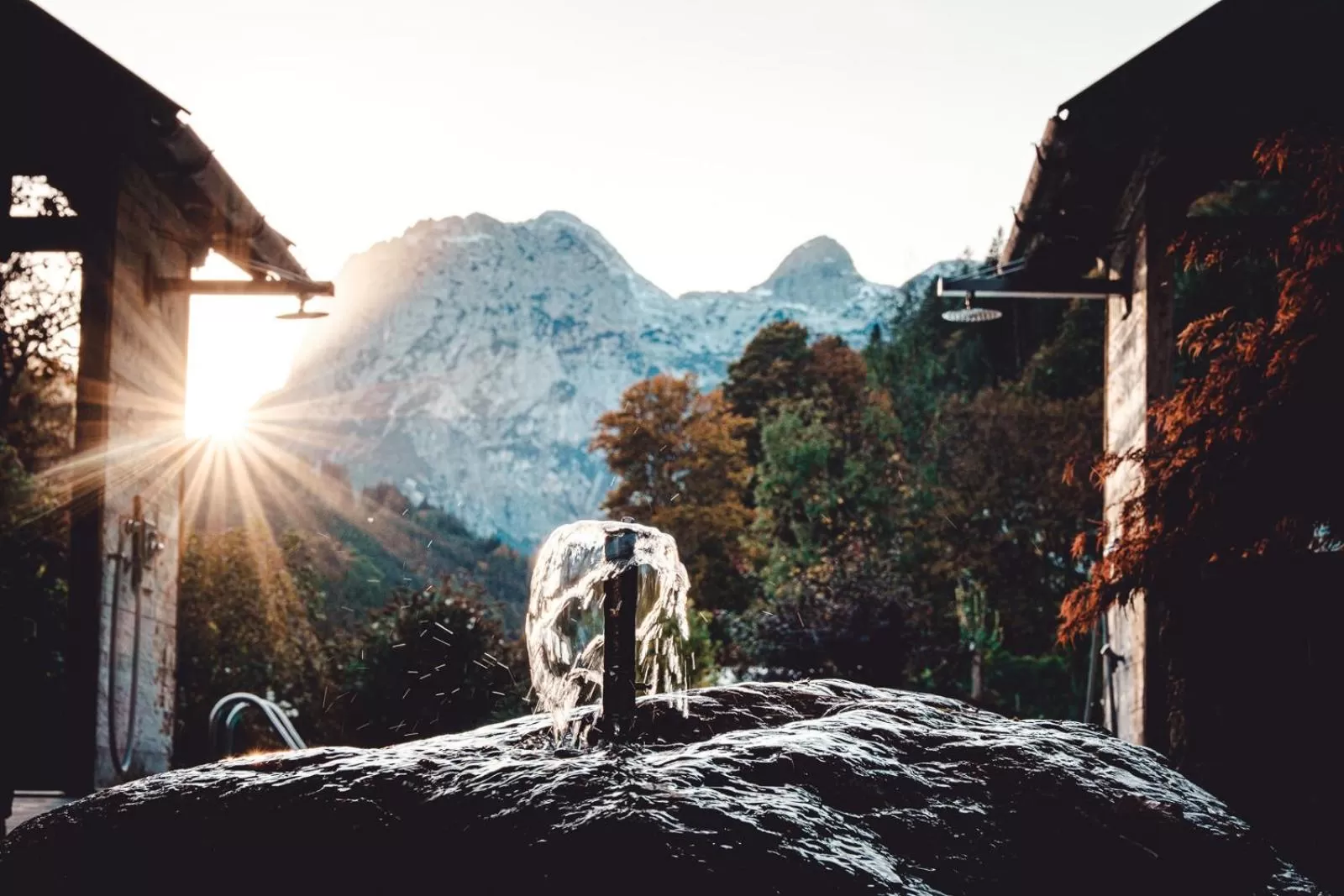 Garden in Berghotel Rehlegg