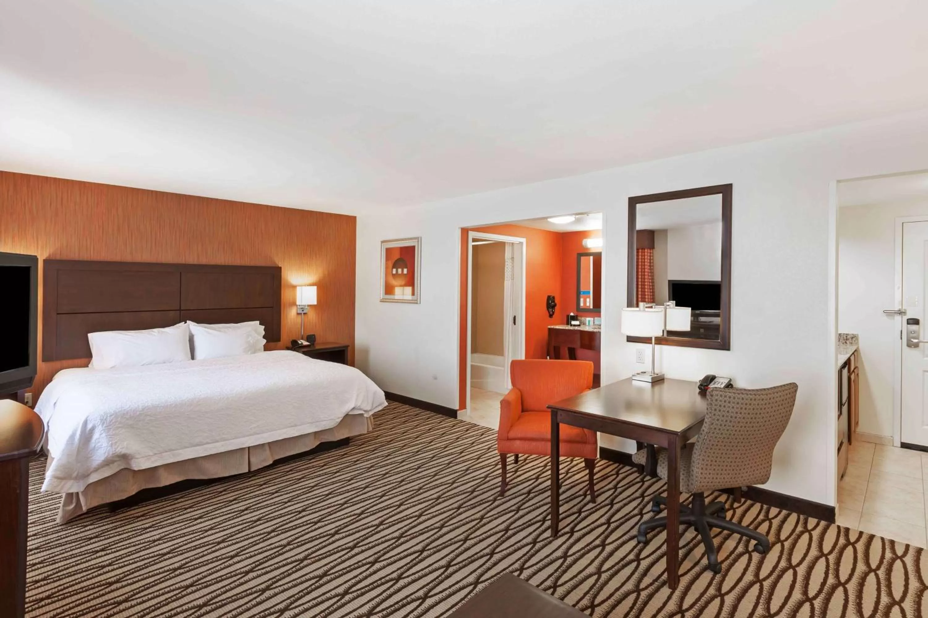 Bedroom, Bed in Hampton Inn & Suites Morgan City