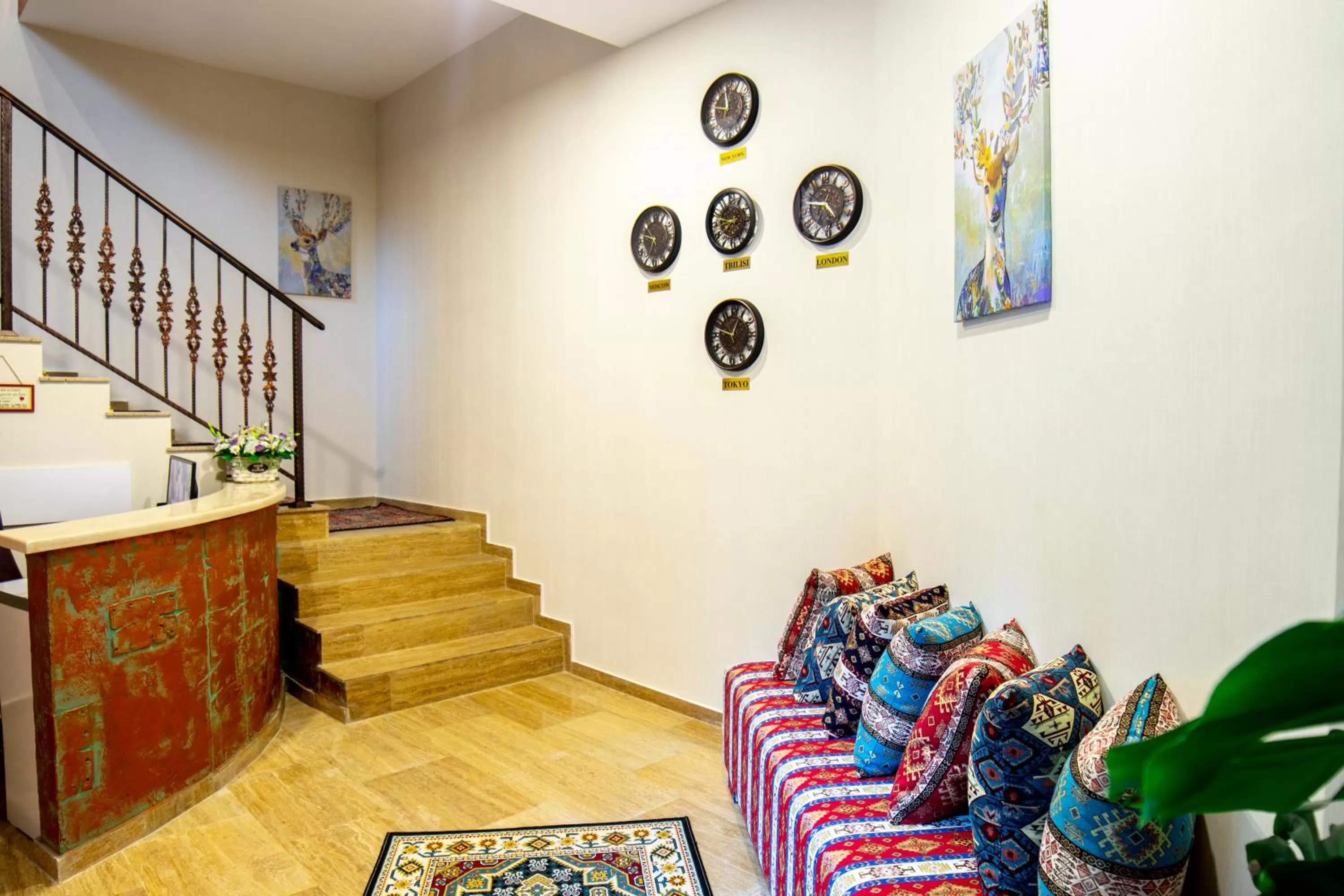 Lobby or reception in Irmisa Hotel Tbilisi