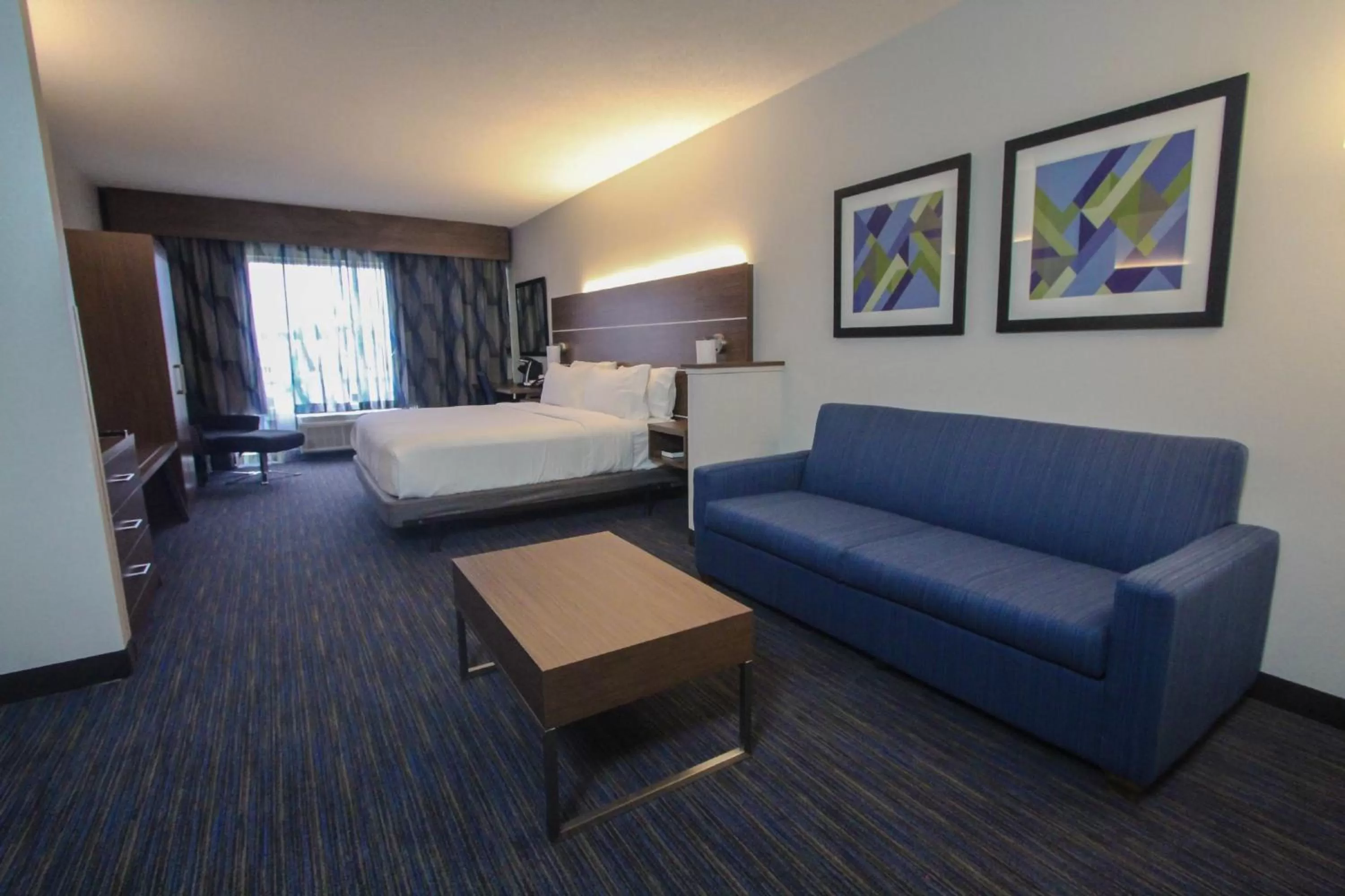 Photo of the whole room, Bed in Holiday Inn Express Hotel & Suites Charleston - North by IHG
