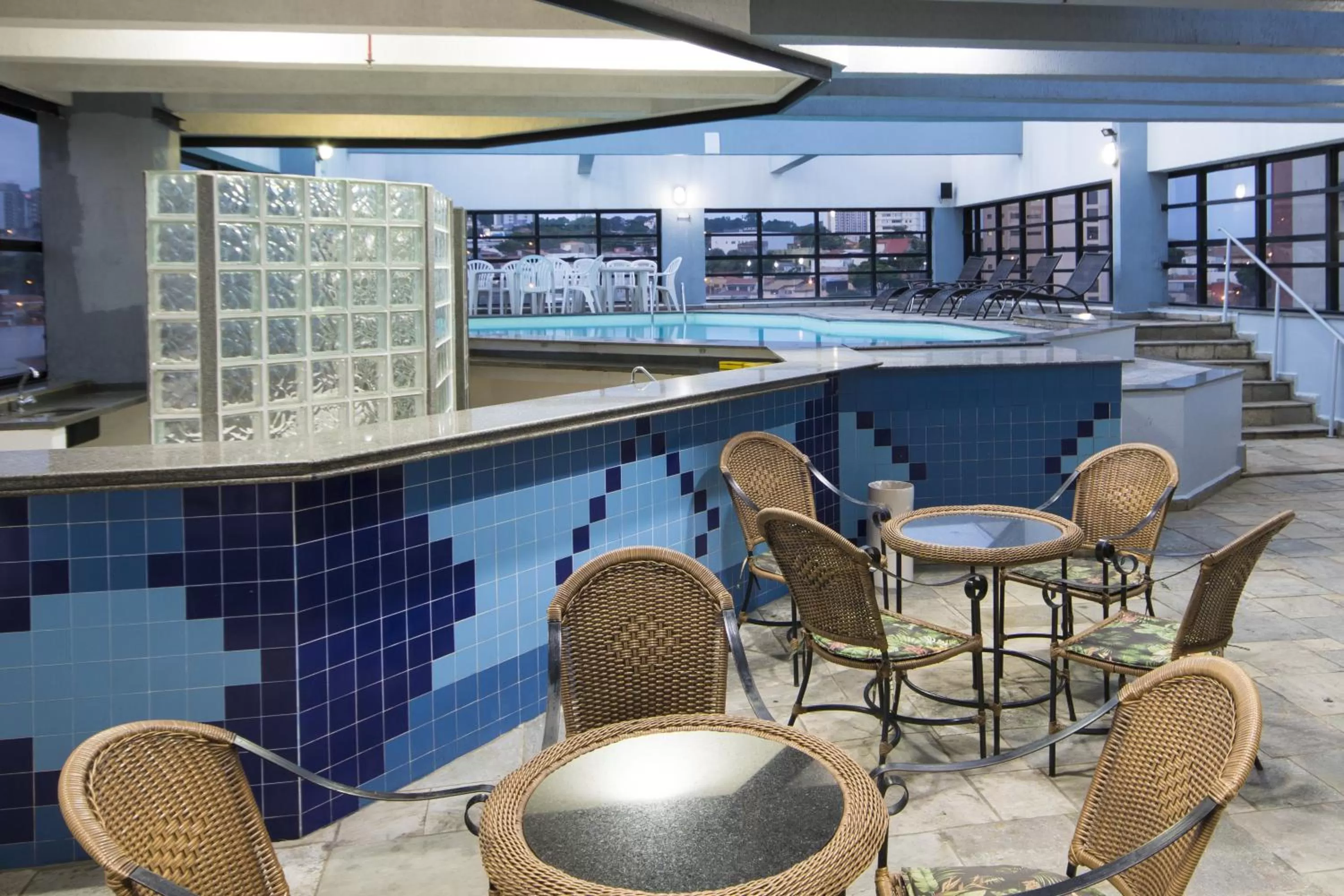 Pool view in Hotel Dan Inn Sorocaba by Nacional Inn