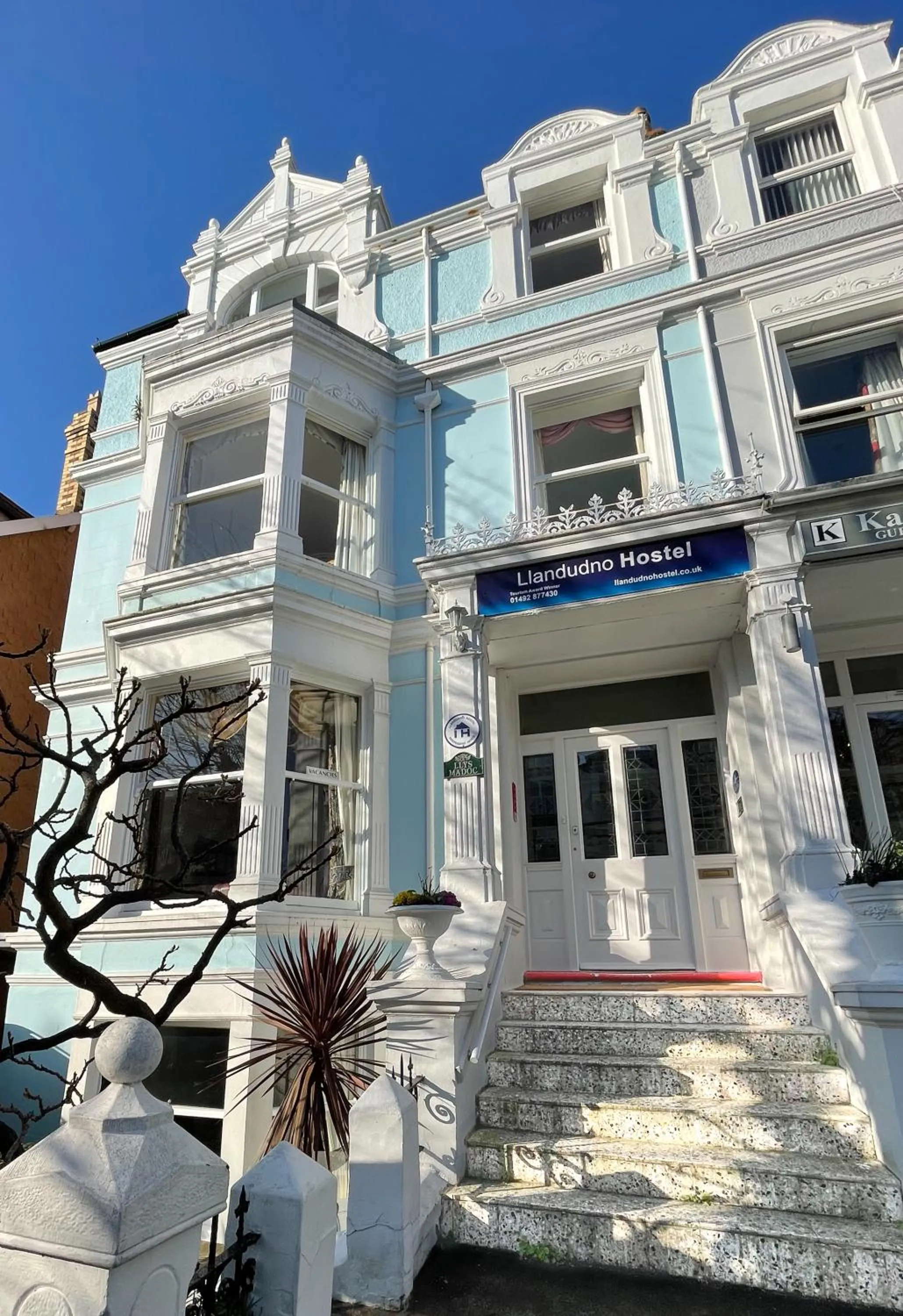 Property building in Llandudno Hostel