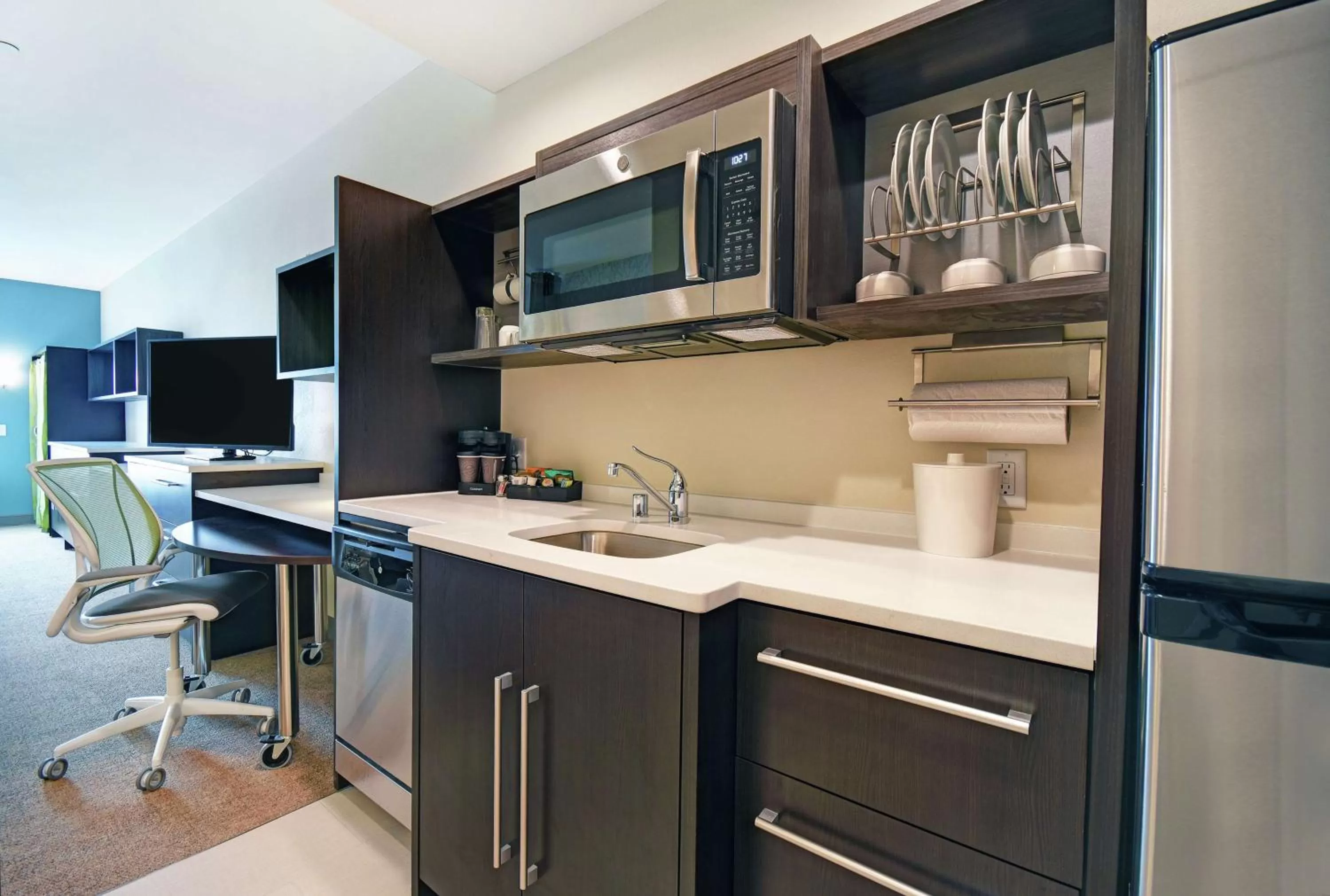 Queen Suite with Two Queen Beds - Hearing Accessible/Non-Smoking in Home2 Suites By Hilton Beloit