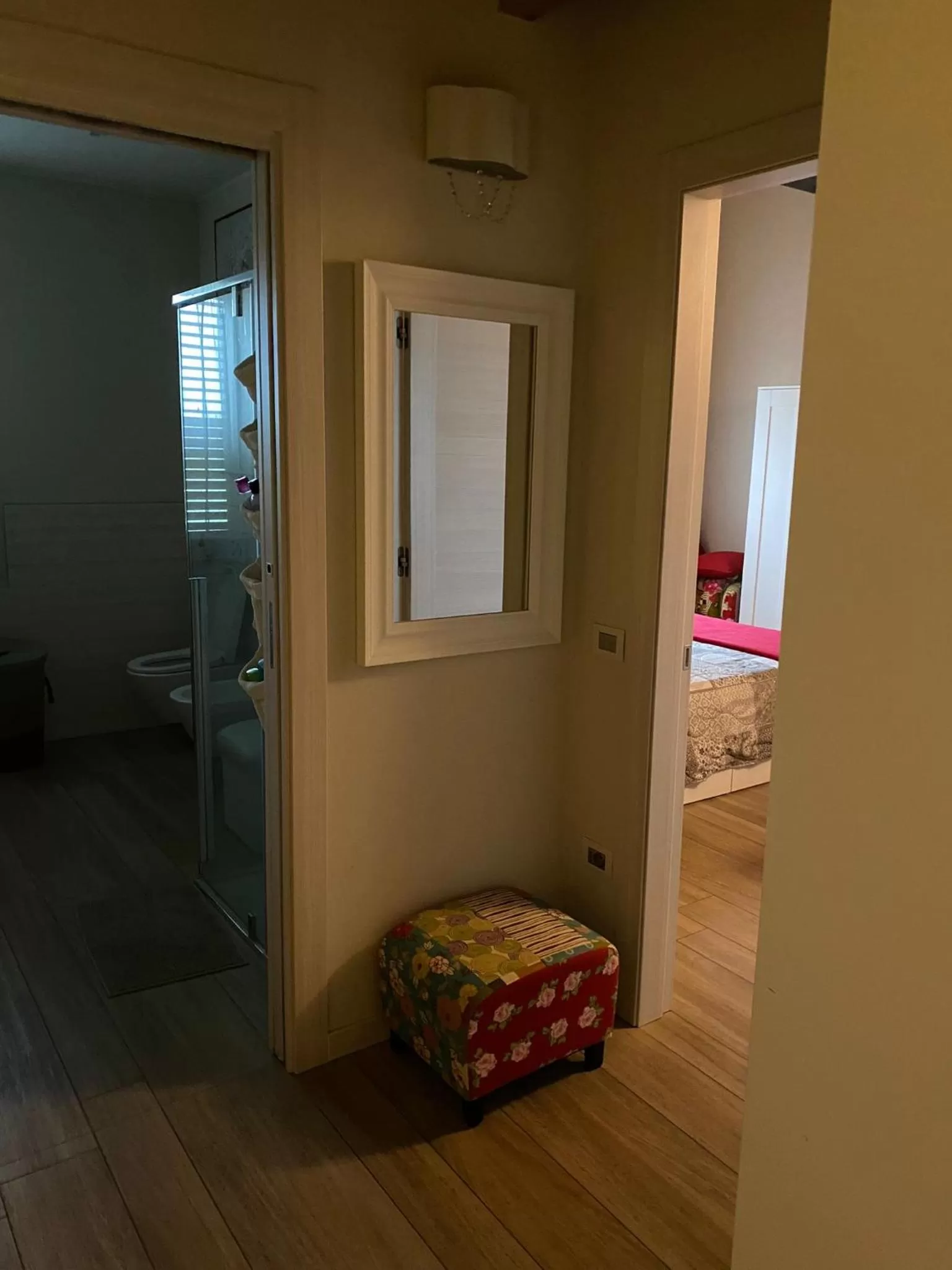 Bathroom, Bed in B&B Cascina Sagrestia