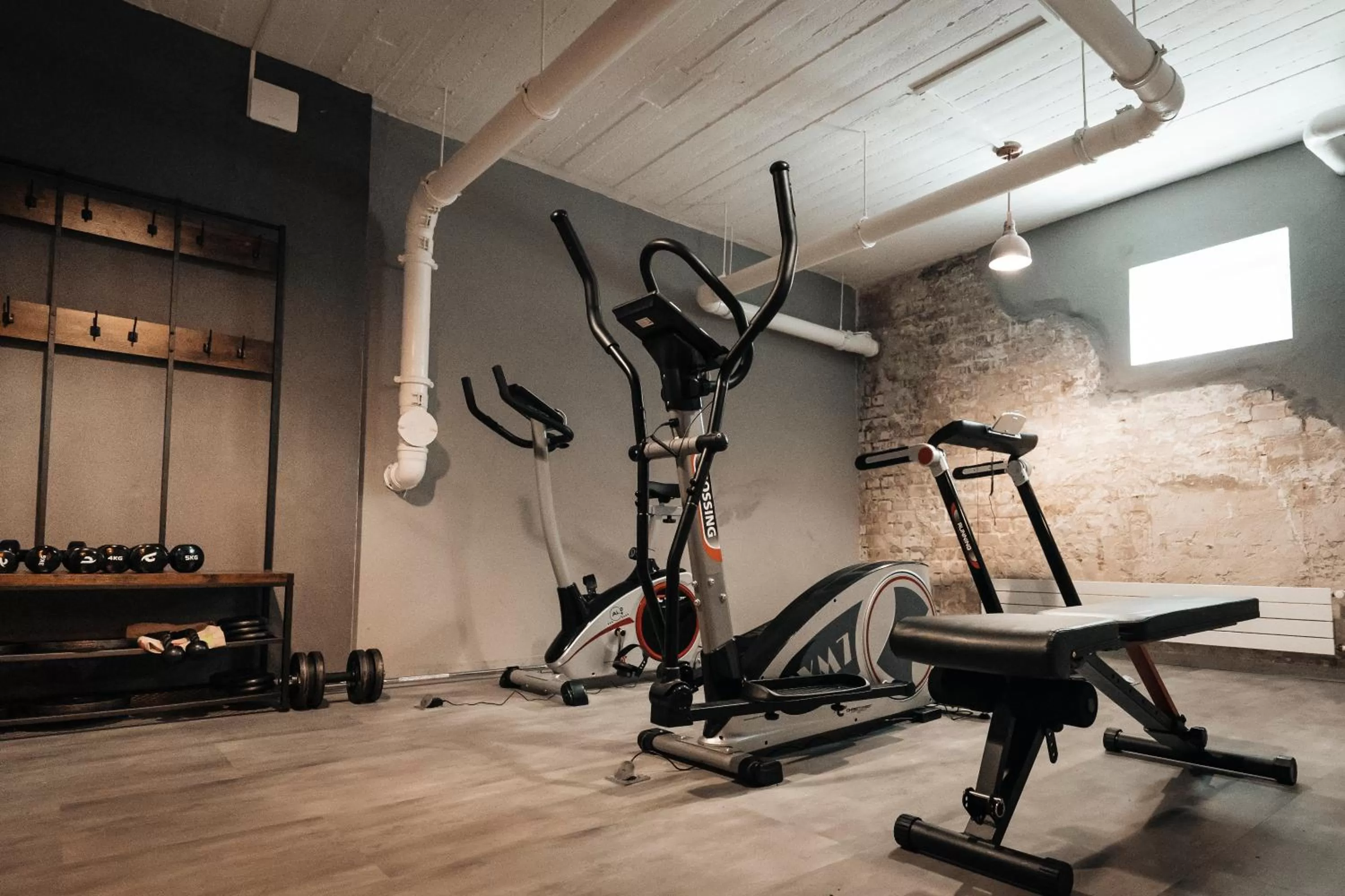 Fitness centre/facilities in Hotel Freihof am Roland