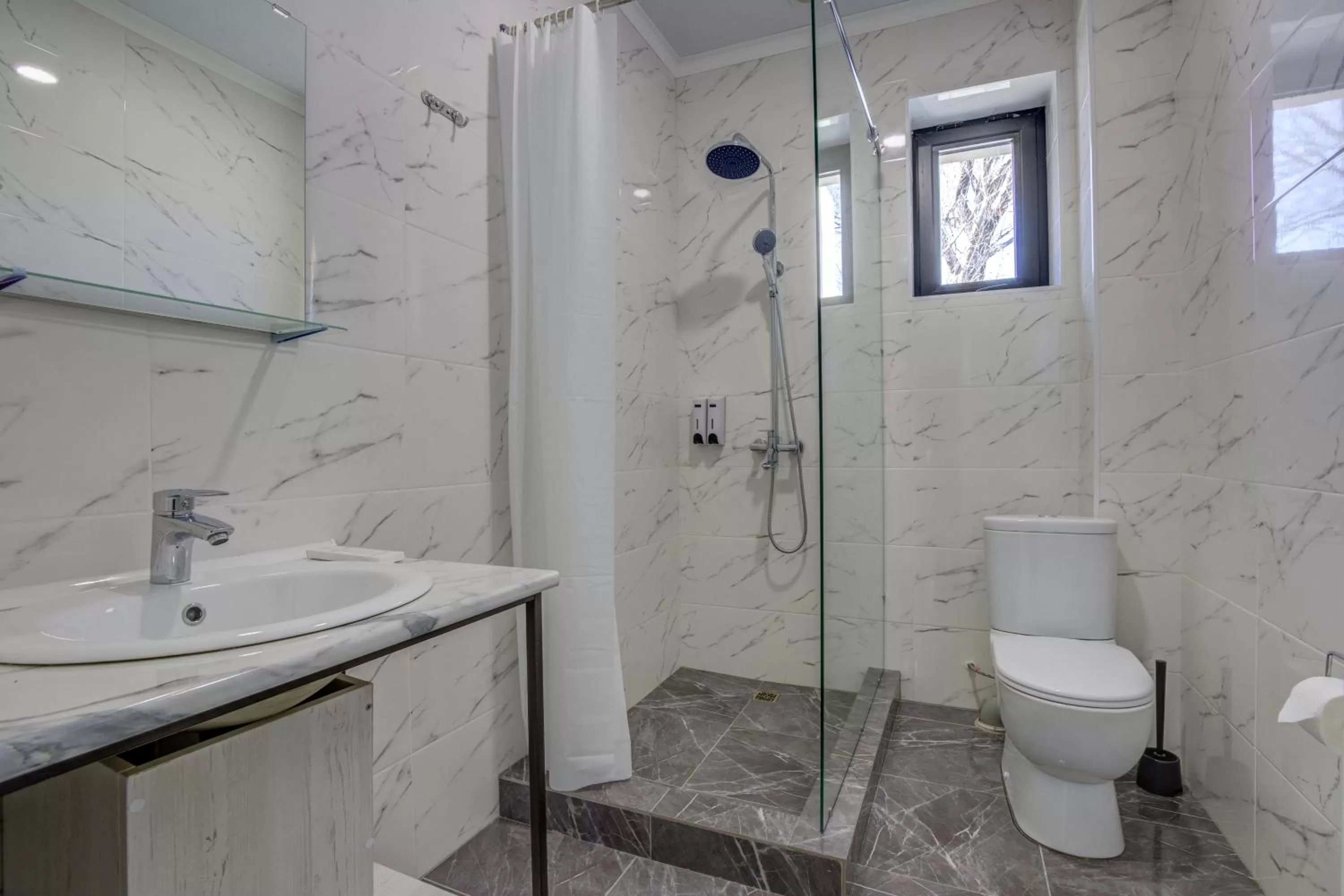 Bathroom in My hotel Karakol