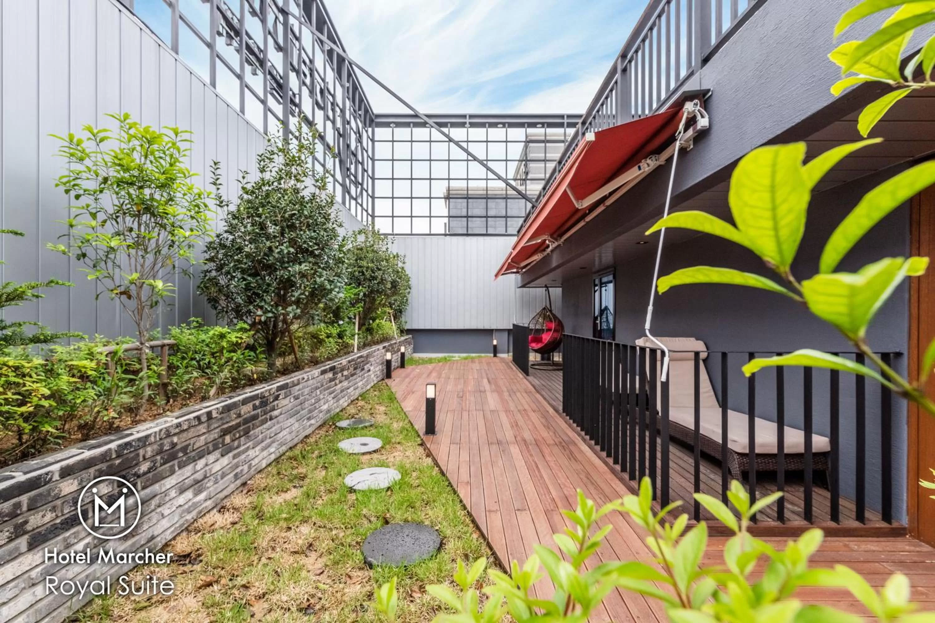 Balcony/Terrace in Hotel Marcher