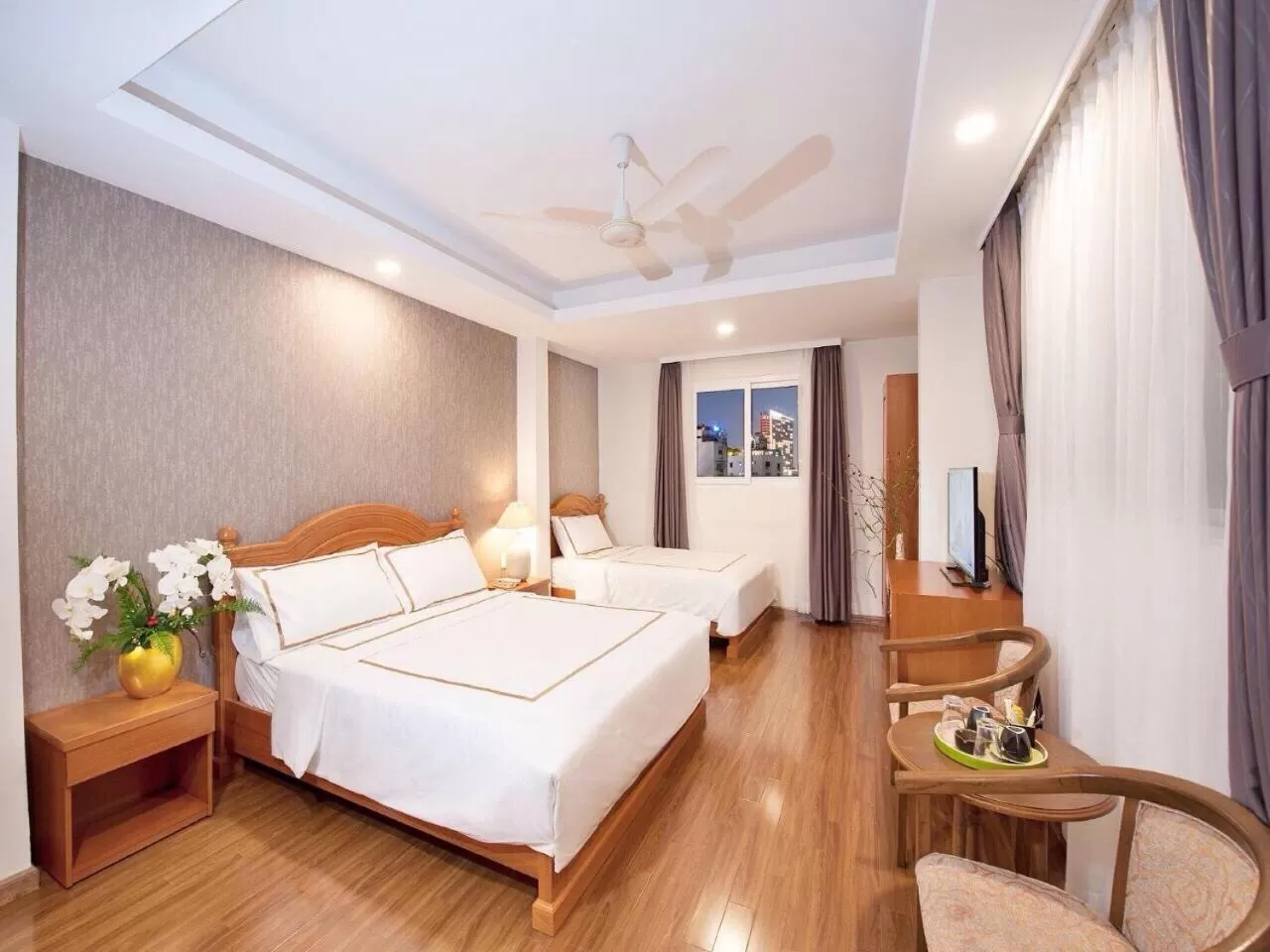 Bed in Lan Anh Hotel