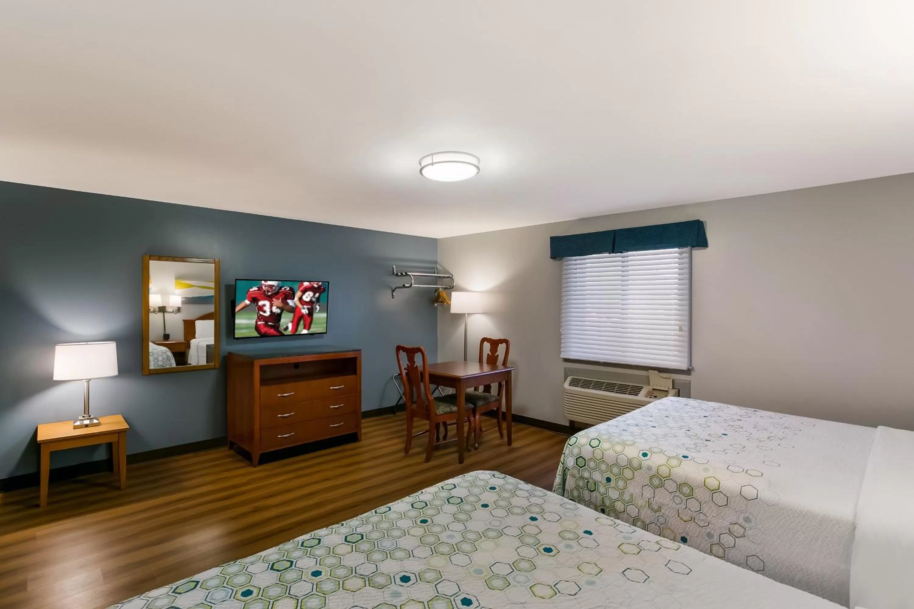 Photo of the whole room, Bed in HomeTowne Studios by Red Roof Denver, PA