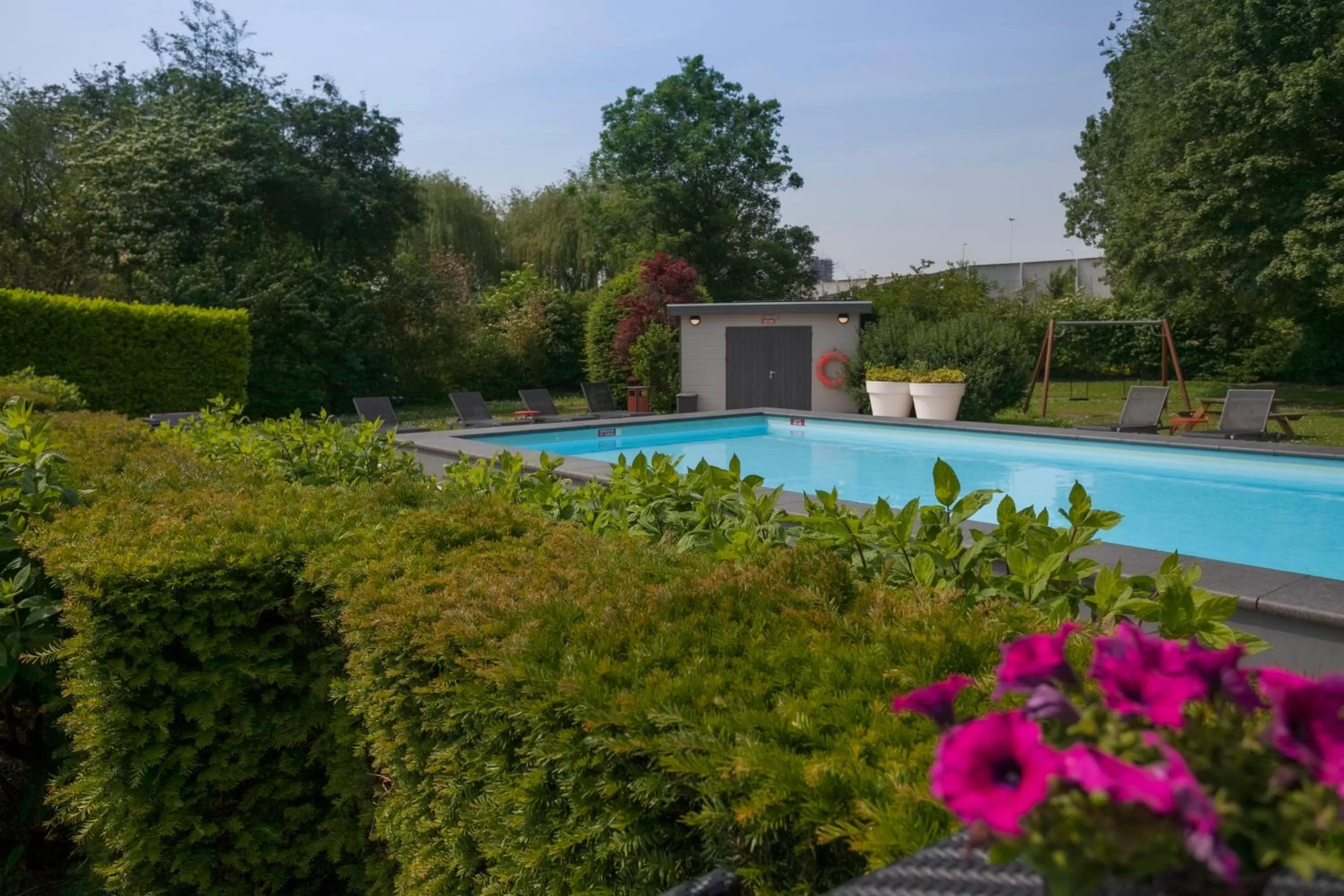 Pool view in Novotel Rotterdam - Schiedam