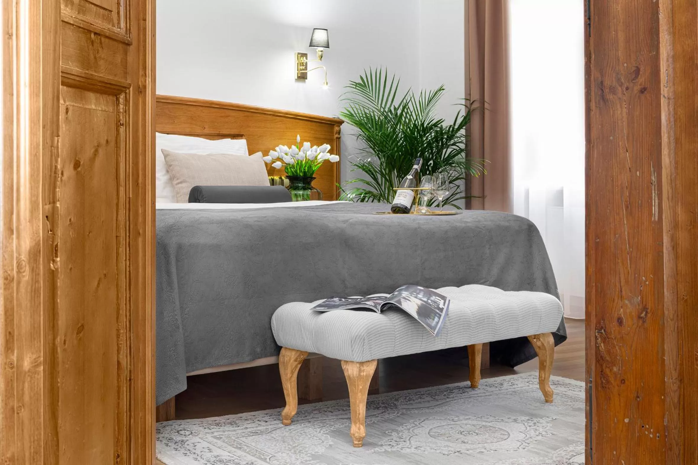 Bed in Ventus Rosa Boutique Aparthotel