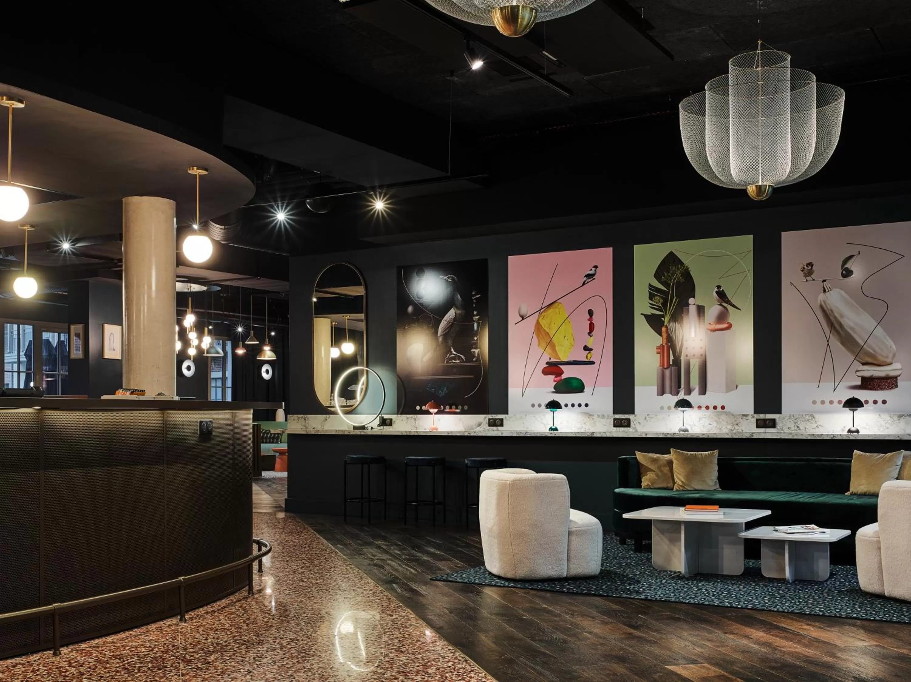 Lobby or reception in Mercure Hôtel Le Touquet