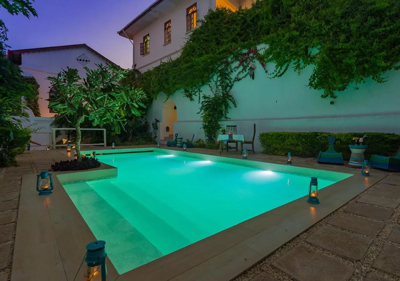 Pool view in The Seyyida Hotel and Spa