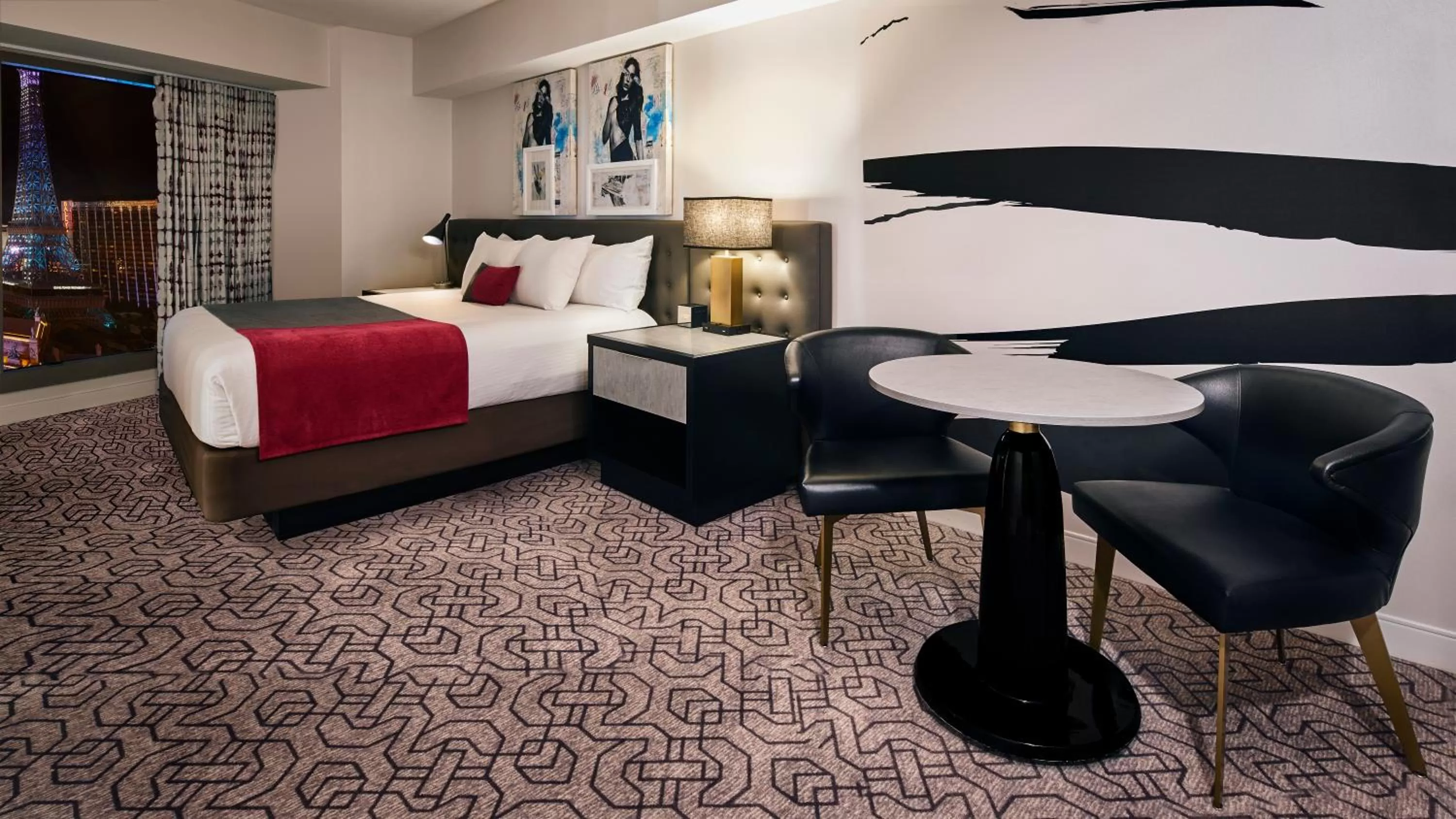 Bedroom, Bed in Planet Hollywood Resort & Casino